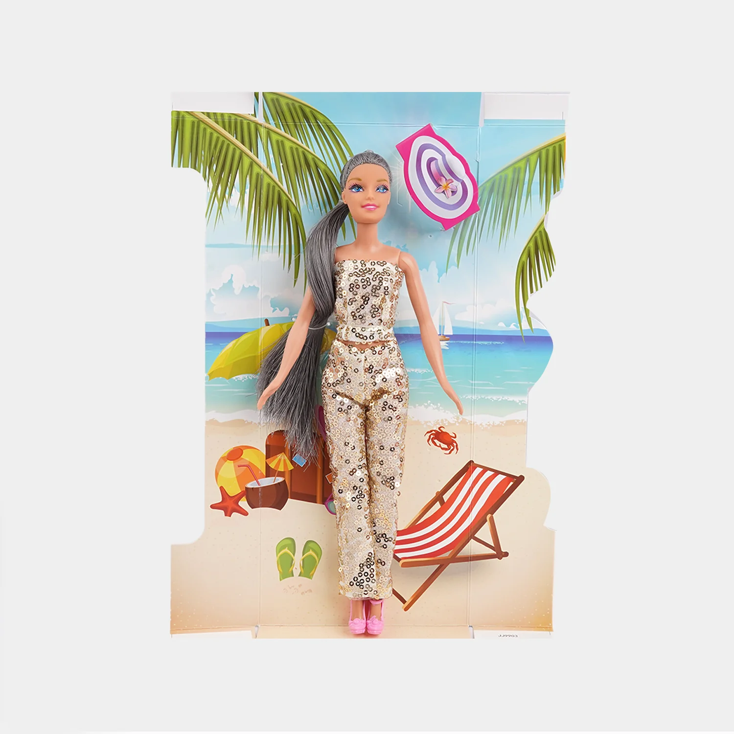 FASHION DOLL WITH MOVEABLE JOINT TOY FOR GIRLS - Image 2
