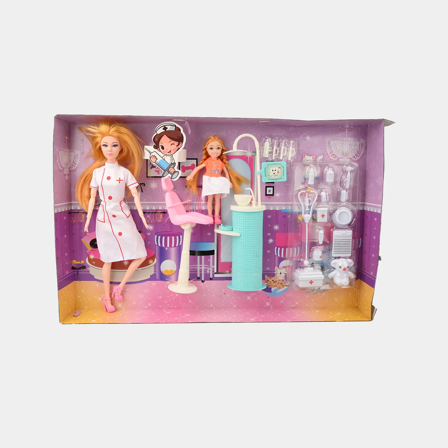 FASHION DOLL WITH MOVEABLE JOINT TOY FOR GIRLS - Image 2