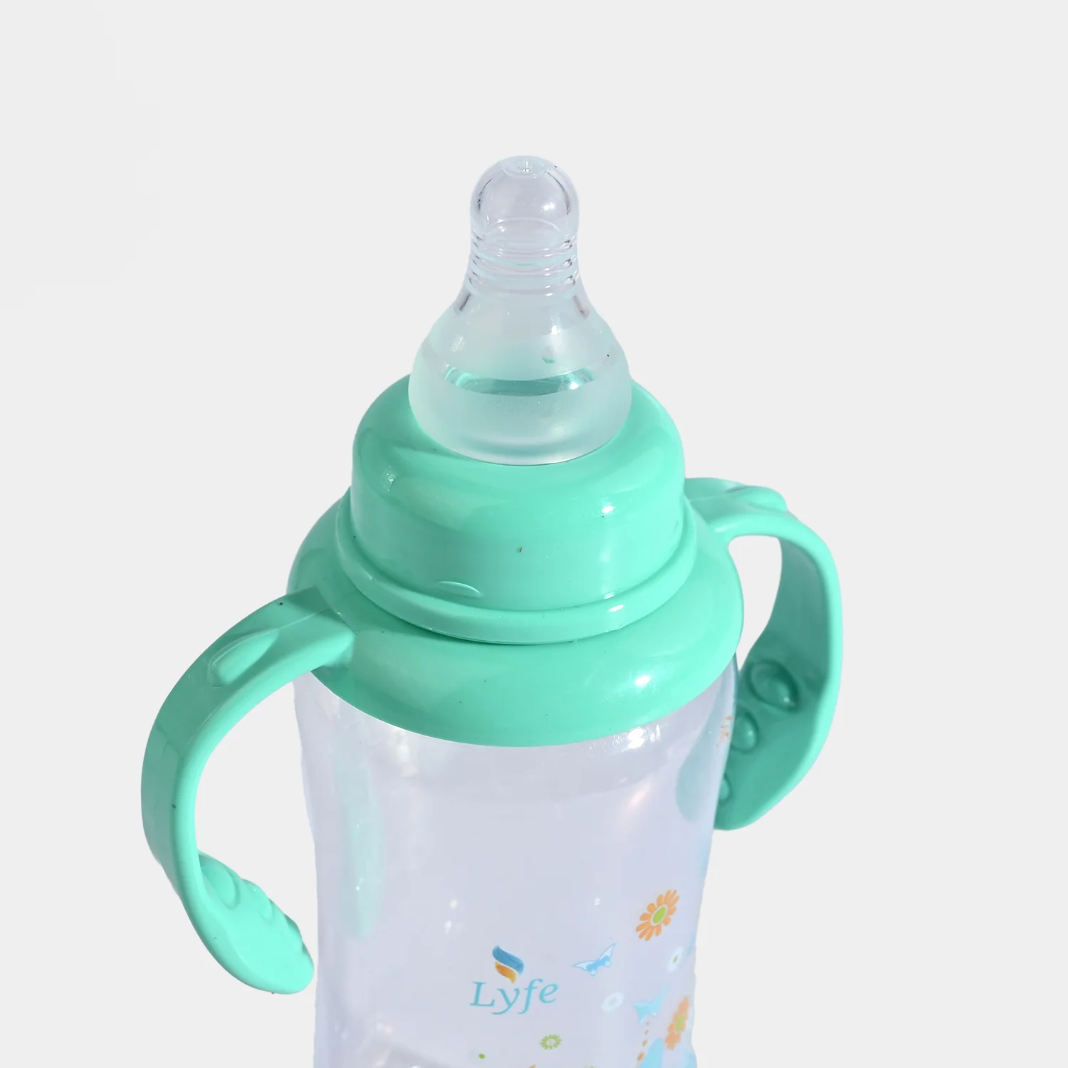 Lyfe Baby Plastic Feeding Bottle 9Oz |280ml |Natural Green - Image 4