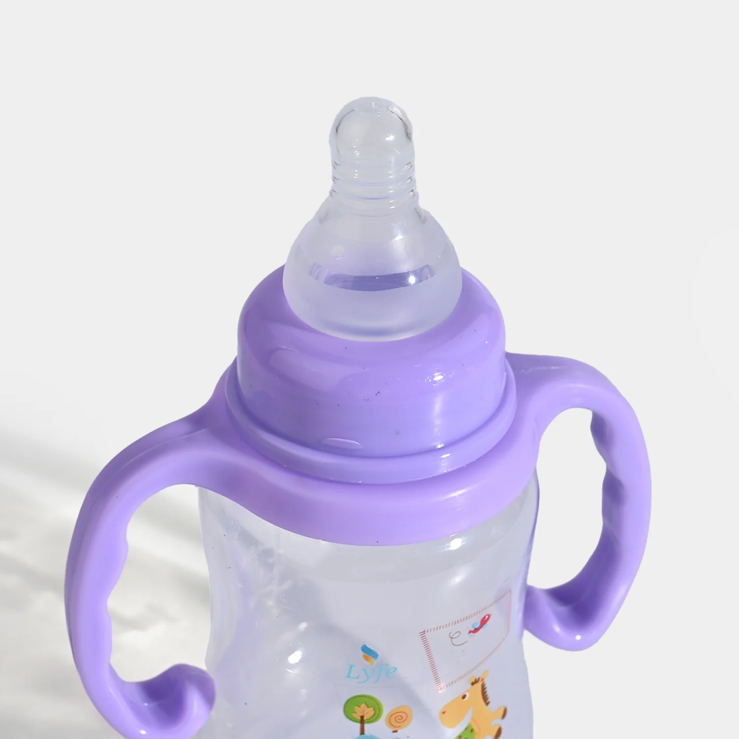 Lyfe Baby Plastic Feeding Bottle 5Oz |150ml | Natural Purple - Image 4