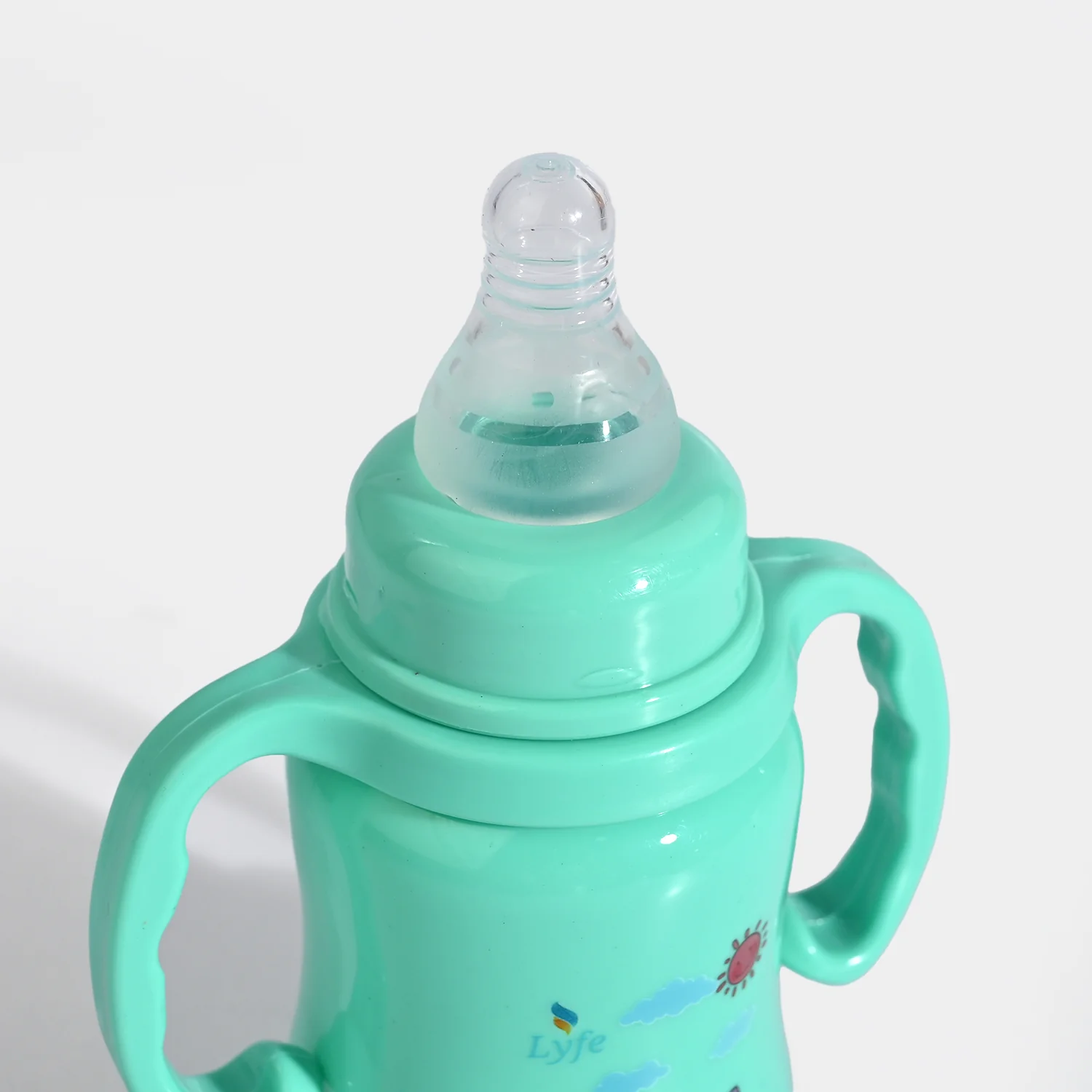 Lyfe Baby Plastic Feeding Bottle 5Oz |150ml | Basic Green - Image 4