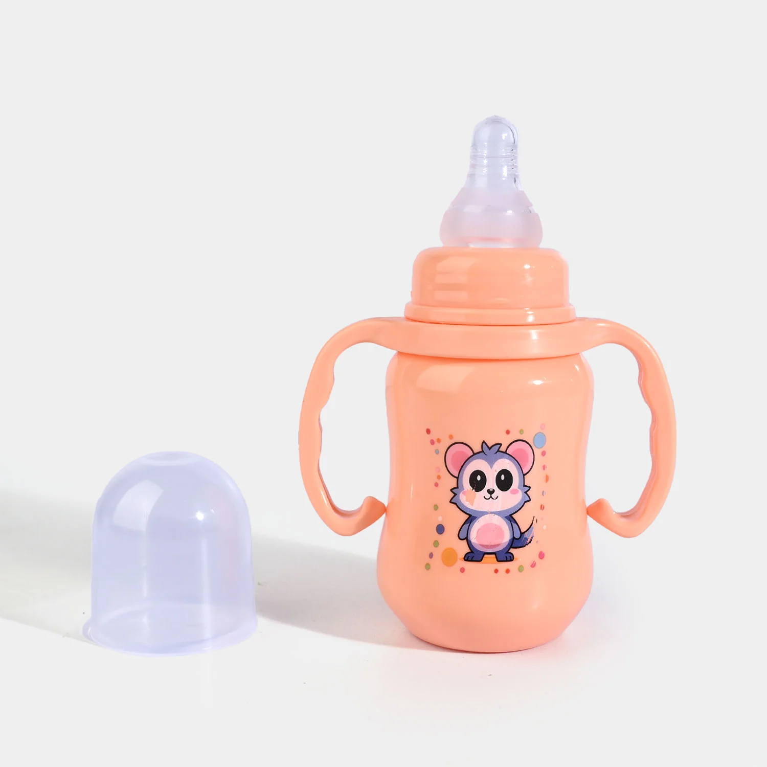 Lyfe Baby Plastic Feeding Bottle 5Oz |150ml | Basic Orange - Image 2