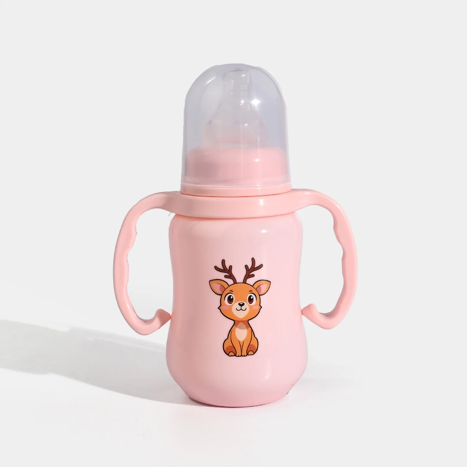 Lyfe Baby Plastic Feeding Bottle 5Oz |150ml | Basic Pink