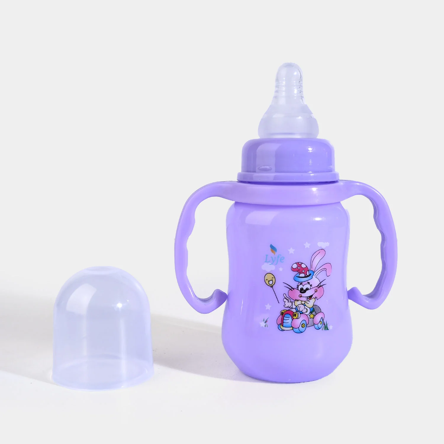 Lyfe Baby Plastic Feeding Bottle 5Oz |150ml | Basic Purple - Image 2
