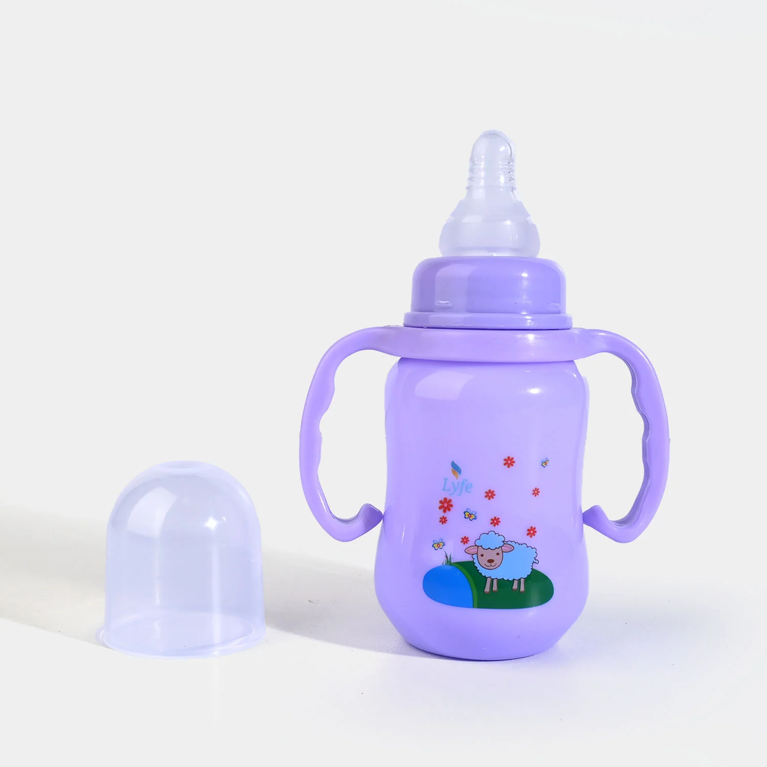 Lyfe Baby Plastic Feeding Bottle 5Oz |150ml | Basic Purple - Image 2