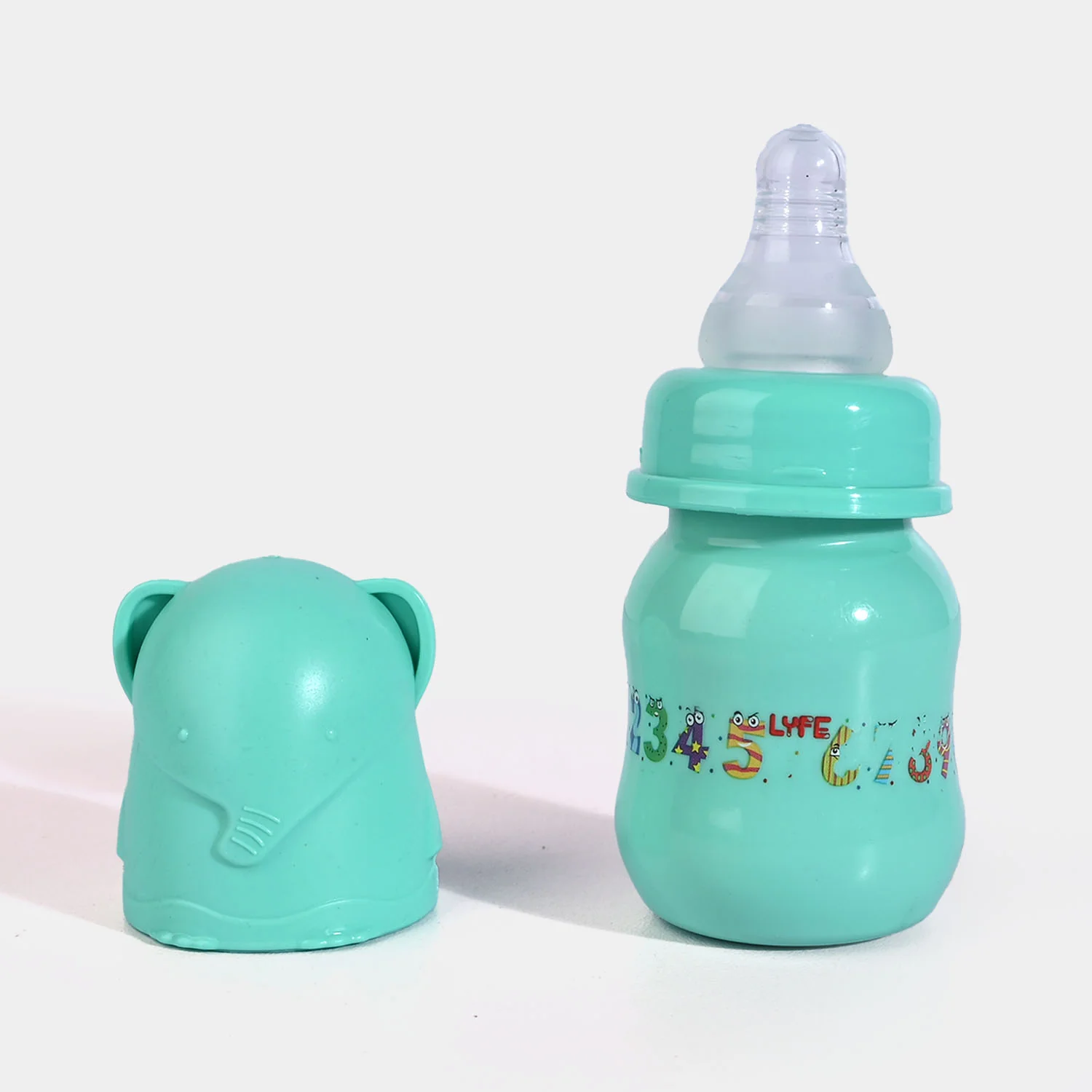 Lyfe Baby Plastic Feeding Bottle 2Oz |60ml |Green - Image 2