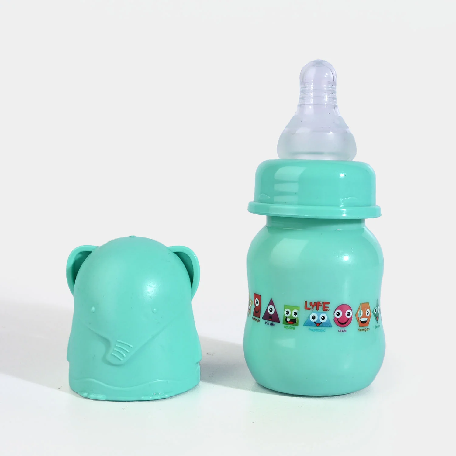 Lyfe Baby Plastic Feeding Bottle 2Oz |60ml |Green - Image 2
