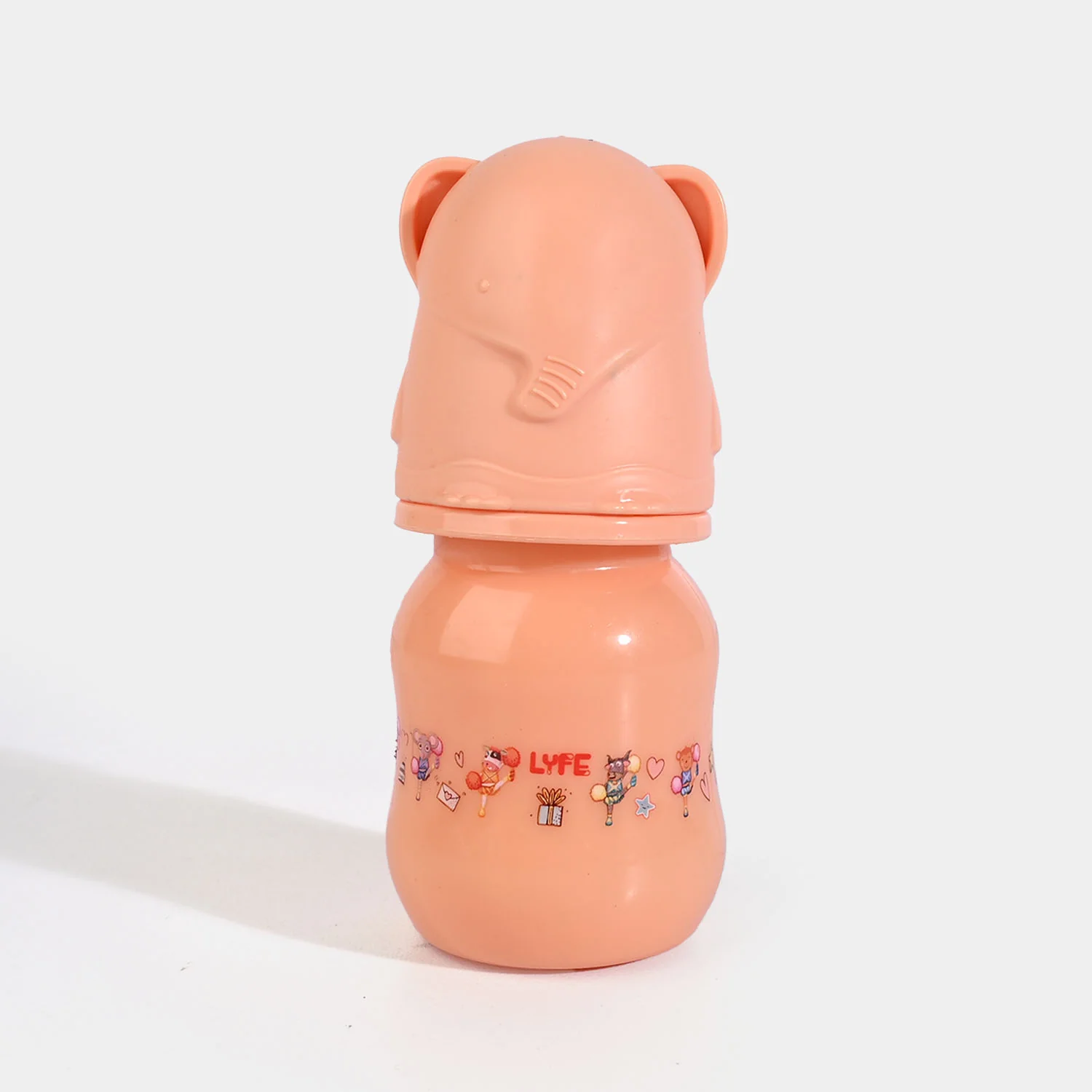 Lyfe Baby Plastic Feeding Bottle 2Oz |60ml |Orange