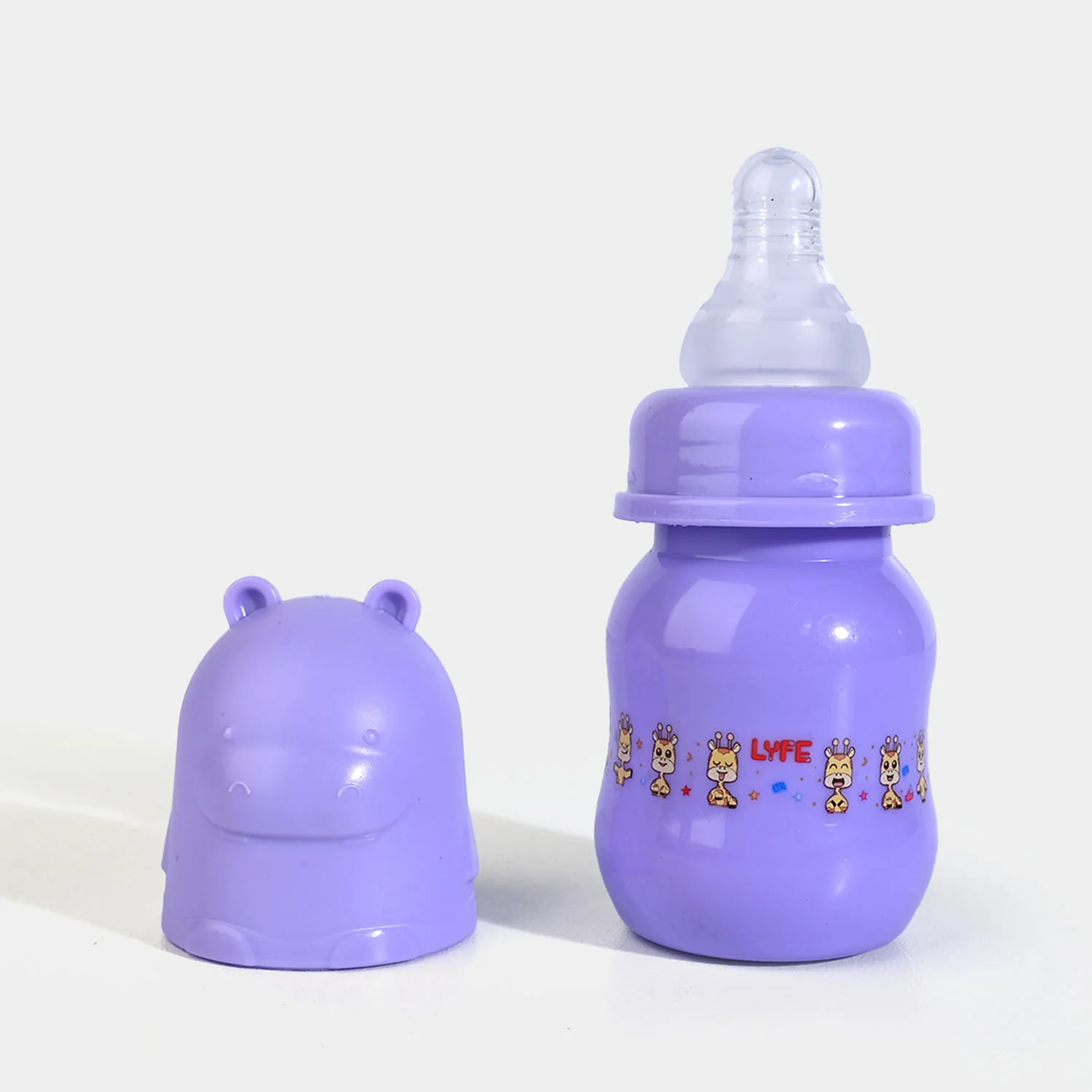 Lyfe Baby Plastic Feeding Bottle 2Oz |60ml |- Purple - Image 2