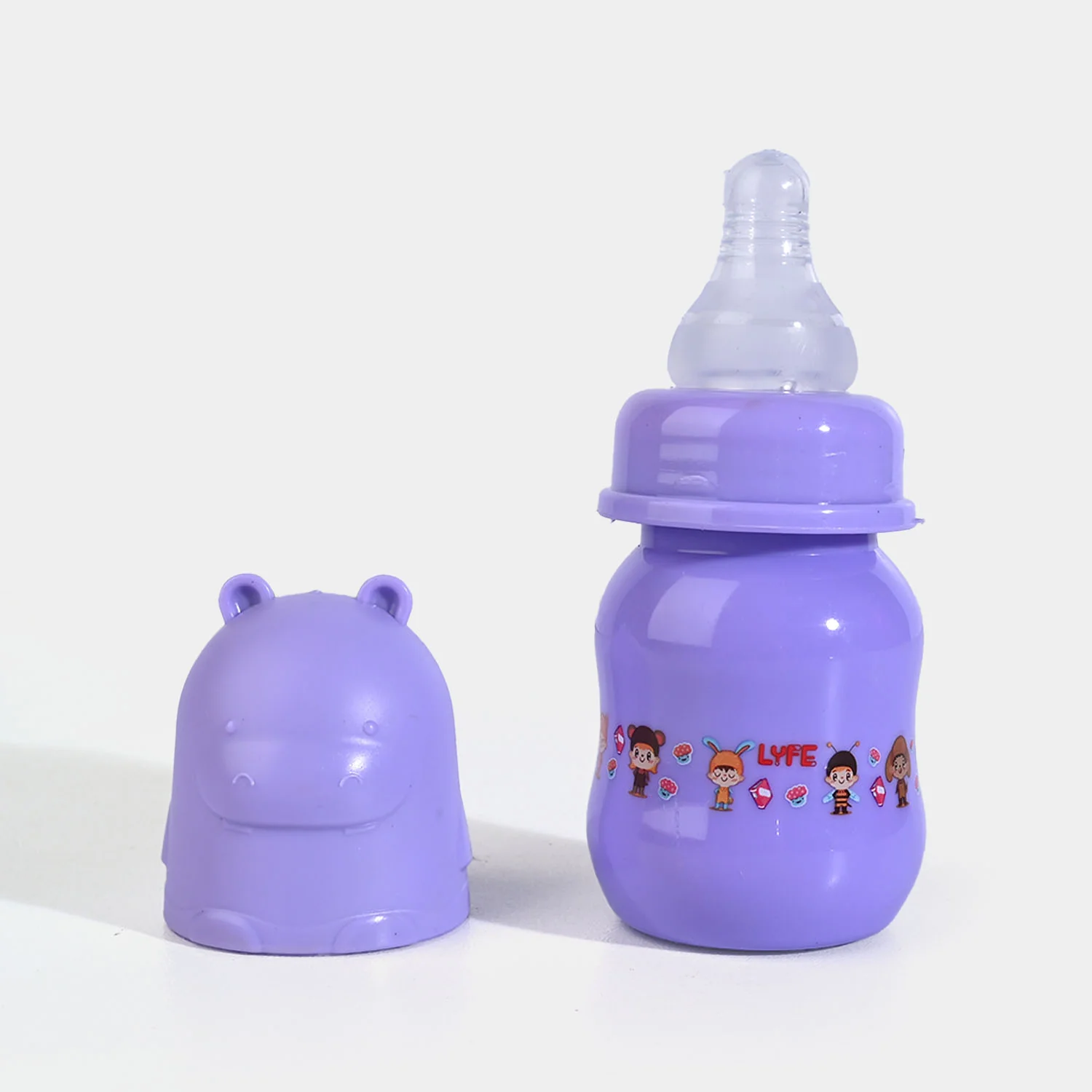 Lyfe Baby Plastic Feeding Bottle 2Oz |60ml |- Purple - Image 2