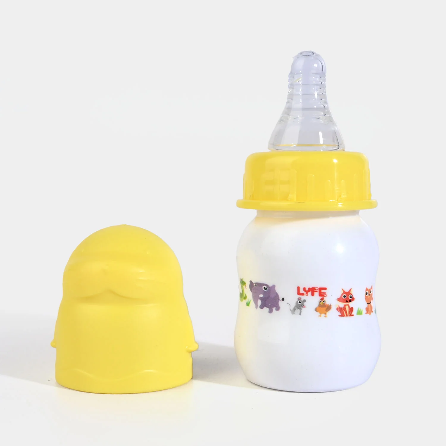 Lyfe Baby Plastic Feeding Bottle 2Oz |60ml |- Yellow - Image 2