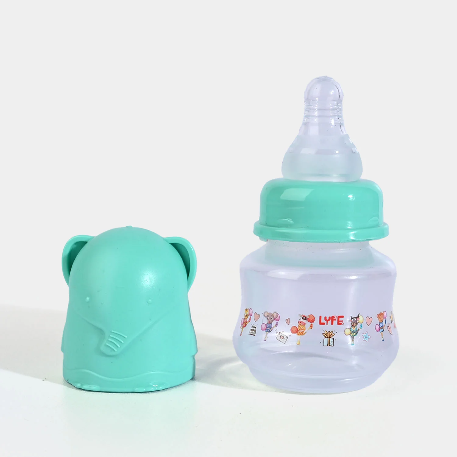 Lyfe Baby Plastic Feeding Bottle 2Oz |60ml |- Green - Image 2