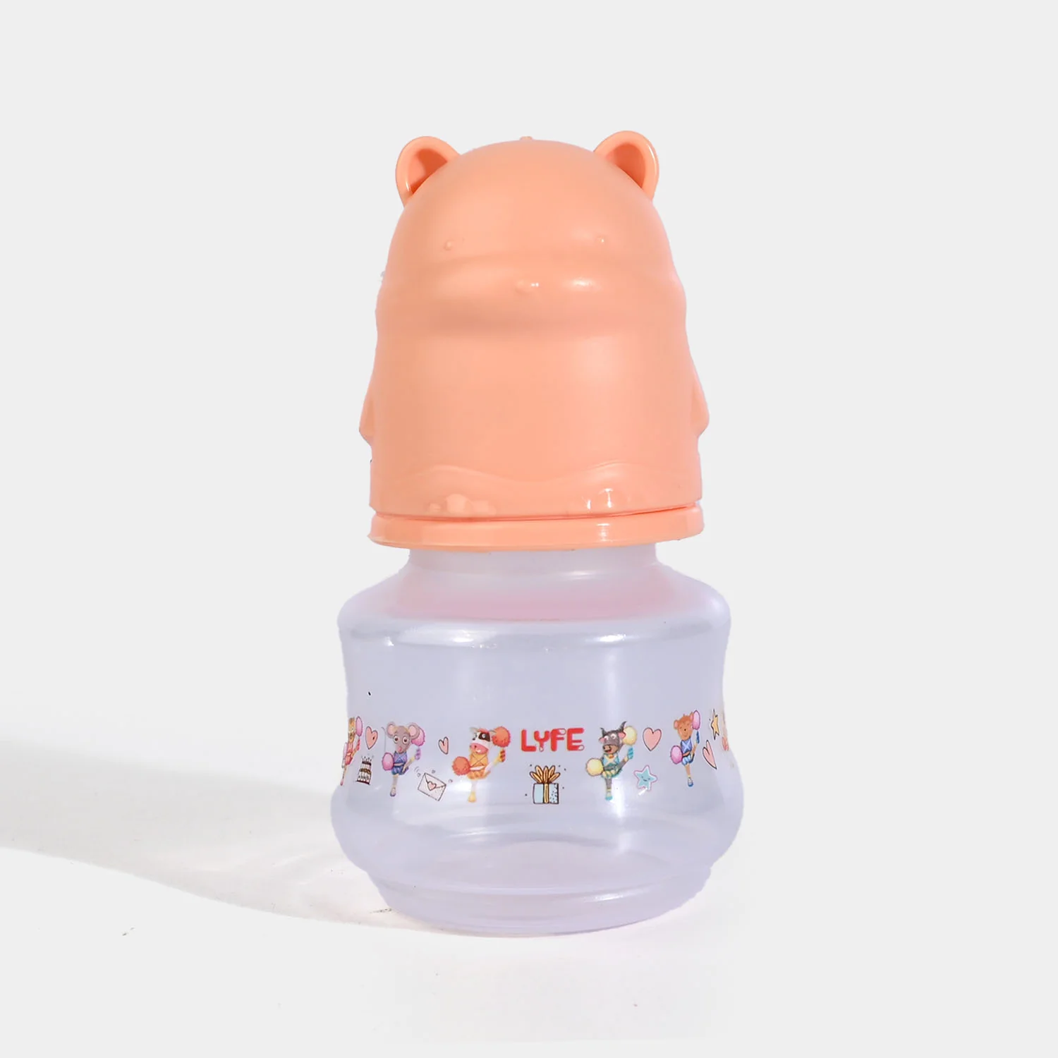 Lyfe Baby Plastic Feeding Bottle 2Oz |60ml |- Orange