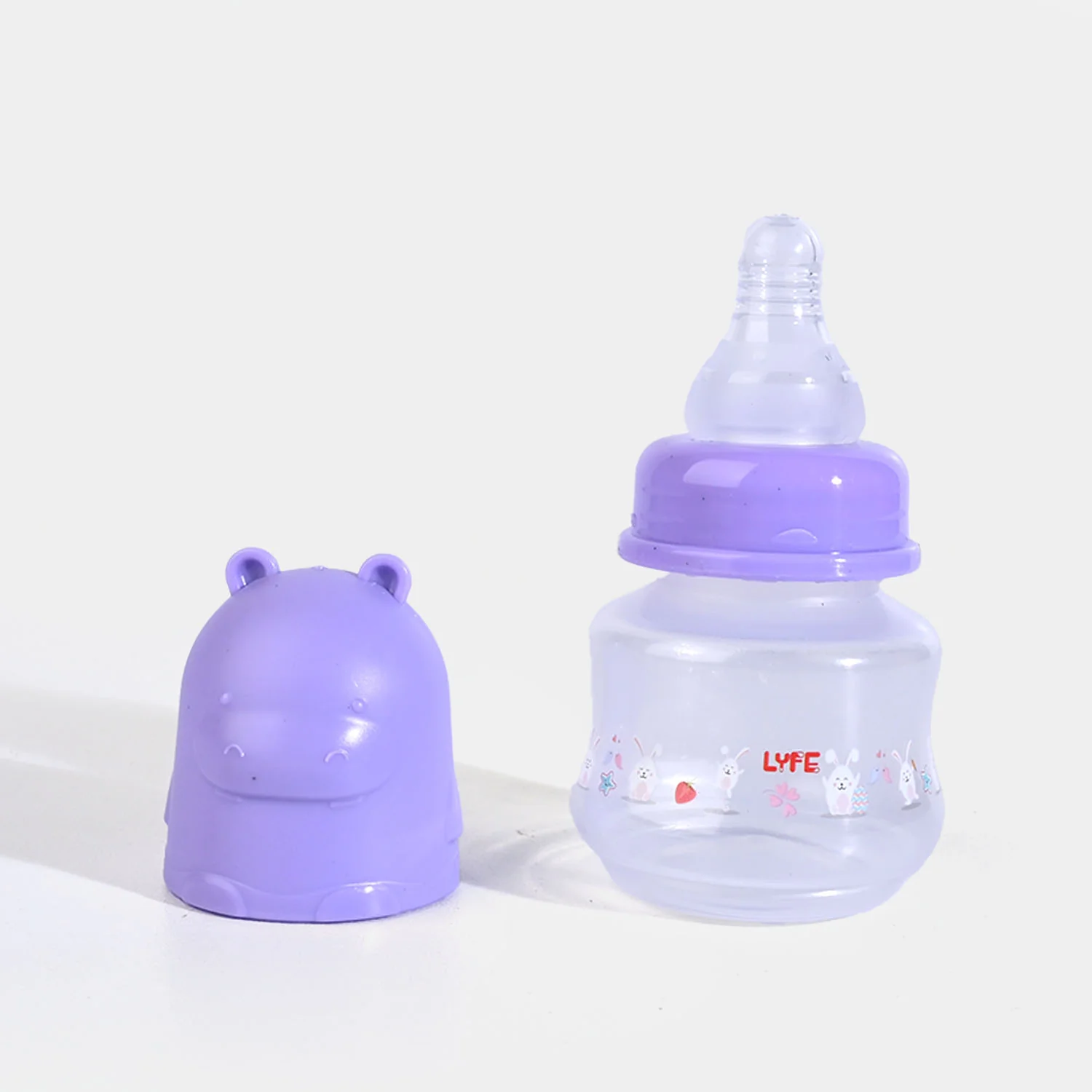 Lyfe Baby Plastic Feeding Bottle 2Oz |60ml |Purple - Image 2