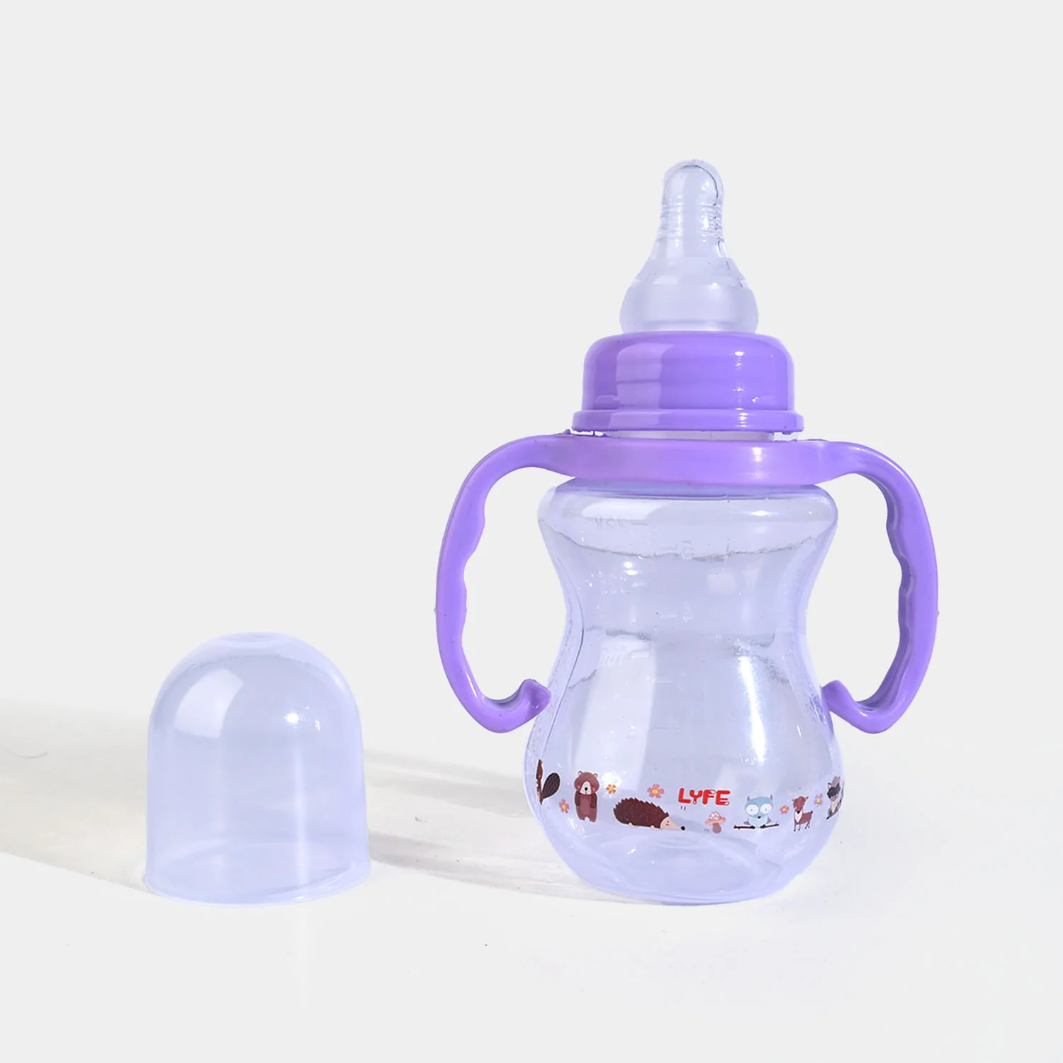 Baby Plastic Feeding Bottle 5Oz | 150ml | Purple - Image 2