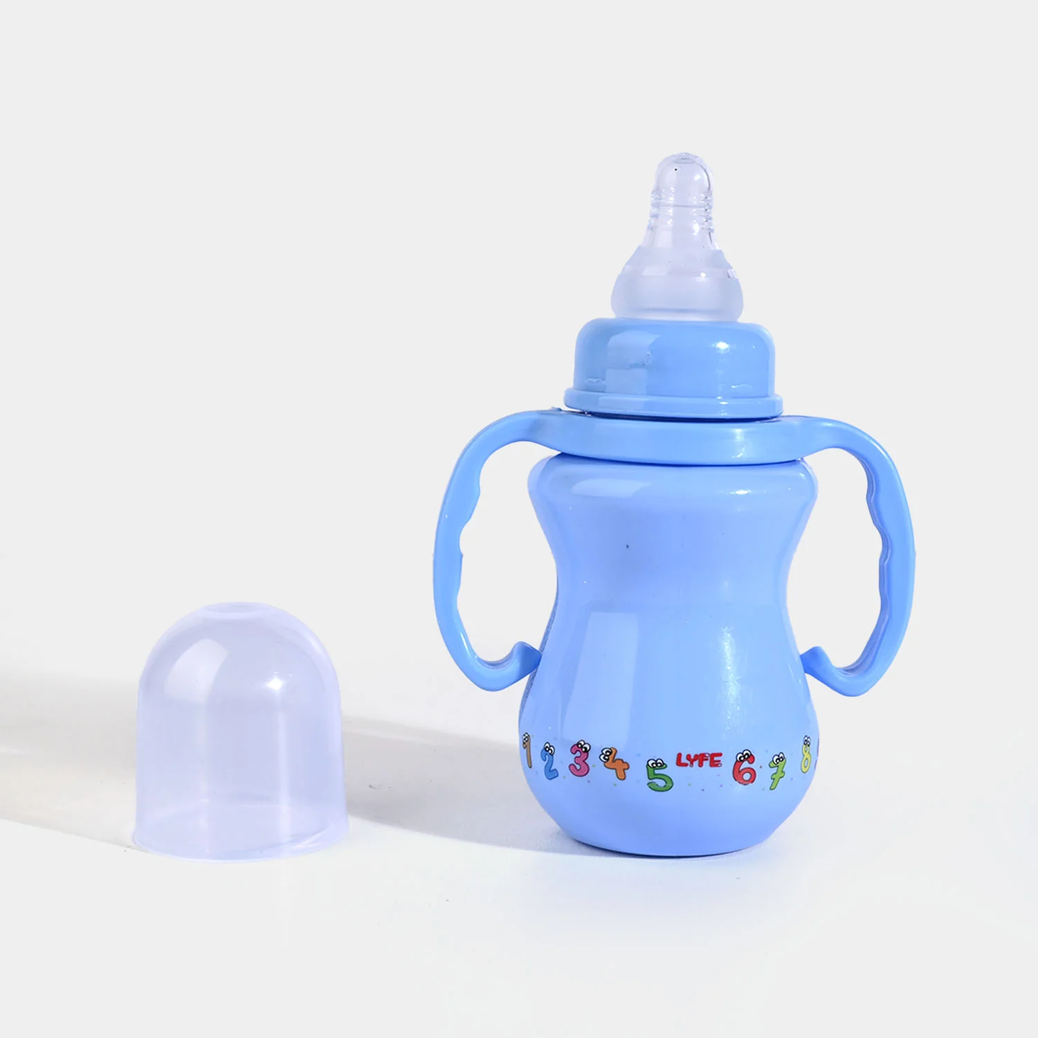 Baby Plastic Feeding Bottle 5Oz | 150ml | Blue - Image 2
