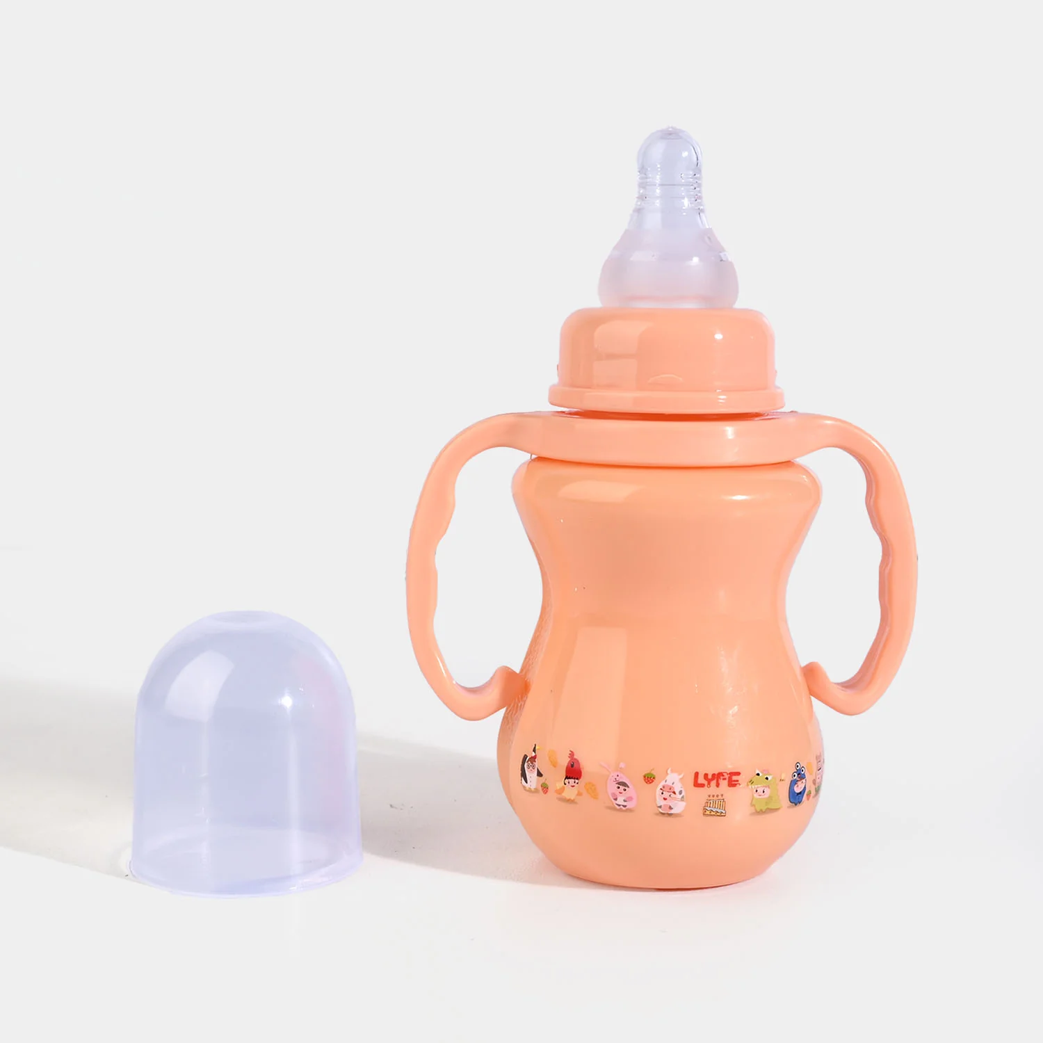 Baby Plastic Feeding Bottle 5Oz | 150ml | Orange - Image 2