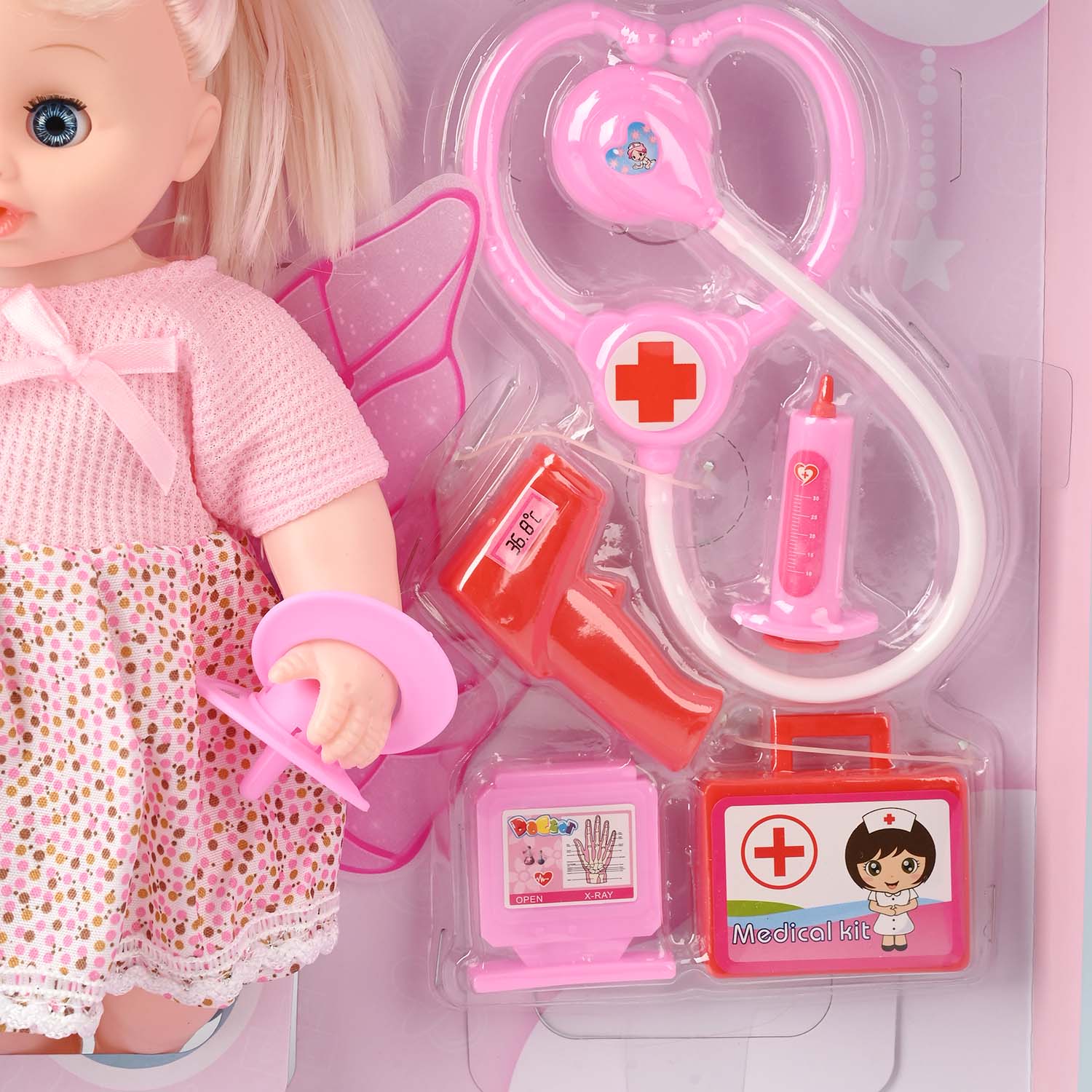 Cute Doll Set with Playful Accessories - Image 4