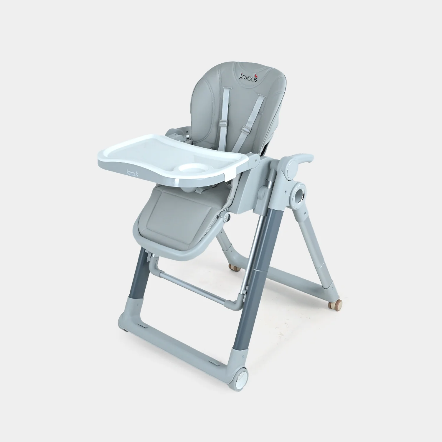 2-in-1 Convertible Baby High Chair Joyous | 11-6 Grey - Image 2