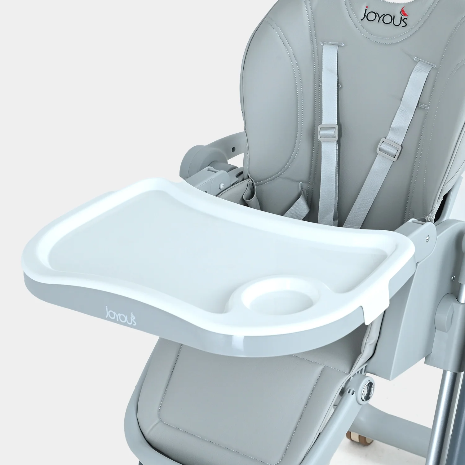 2-in-1 Convertible Baby High Chair Joyous | 11-6 Grey - Image 5