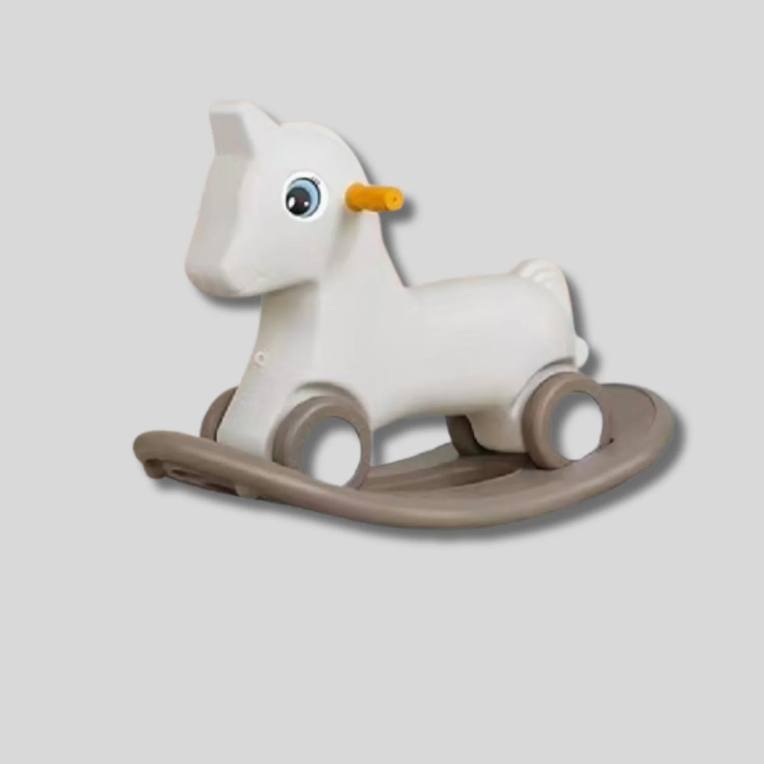 3-in-1 Kids Rocking Horse with Ride On | 616 Pink