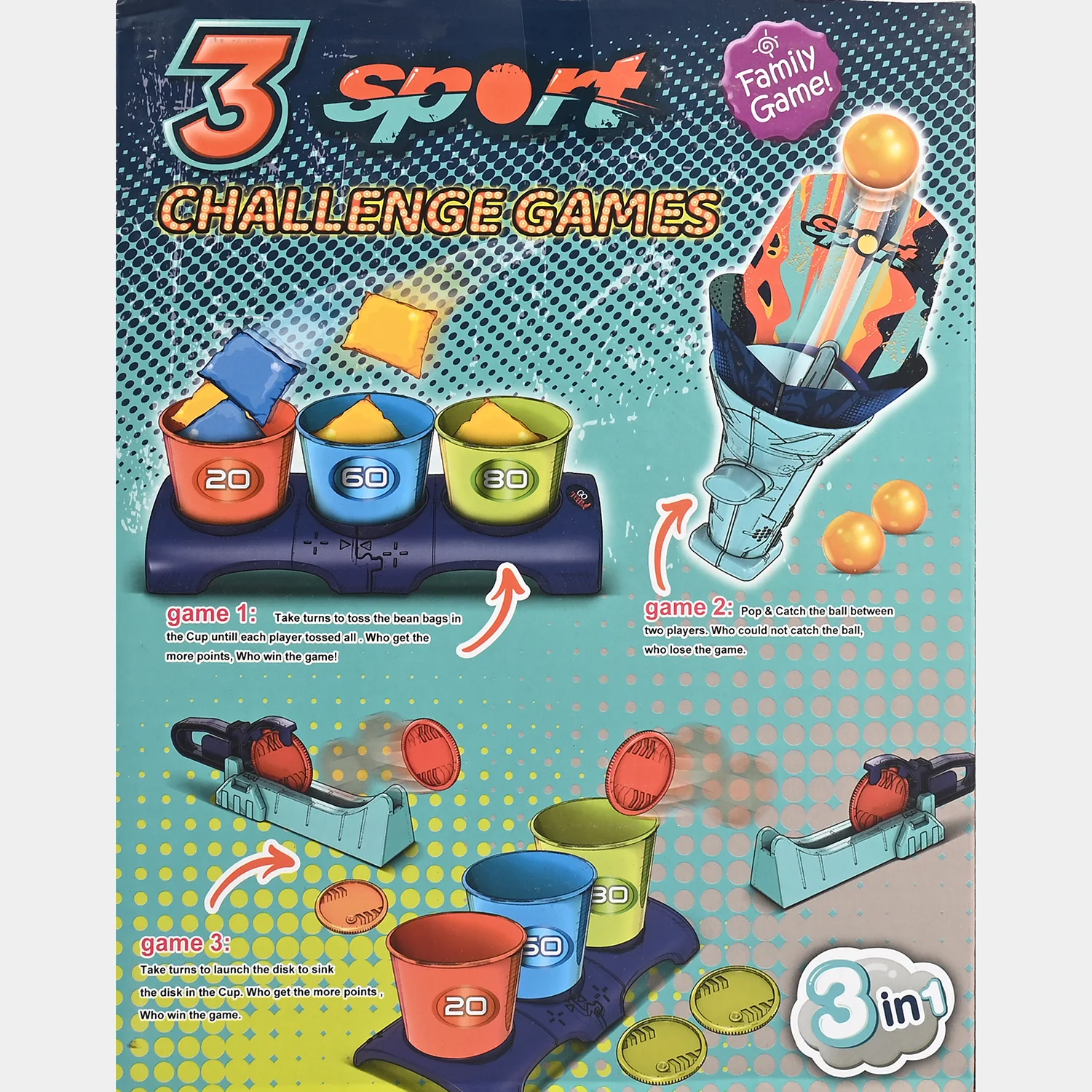 3 Sport Challenge Games – Action-Packed Outdoor & Indoor Activity Set - Image 3