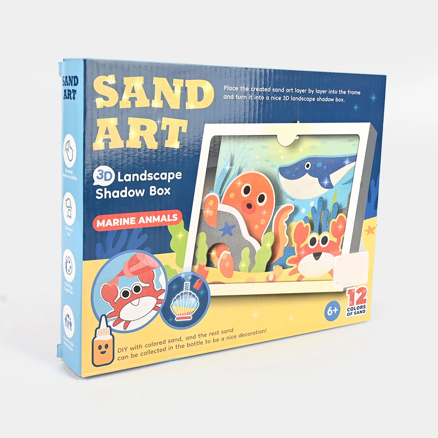 3D Marine Animals Sand Art Kit - Image 3