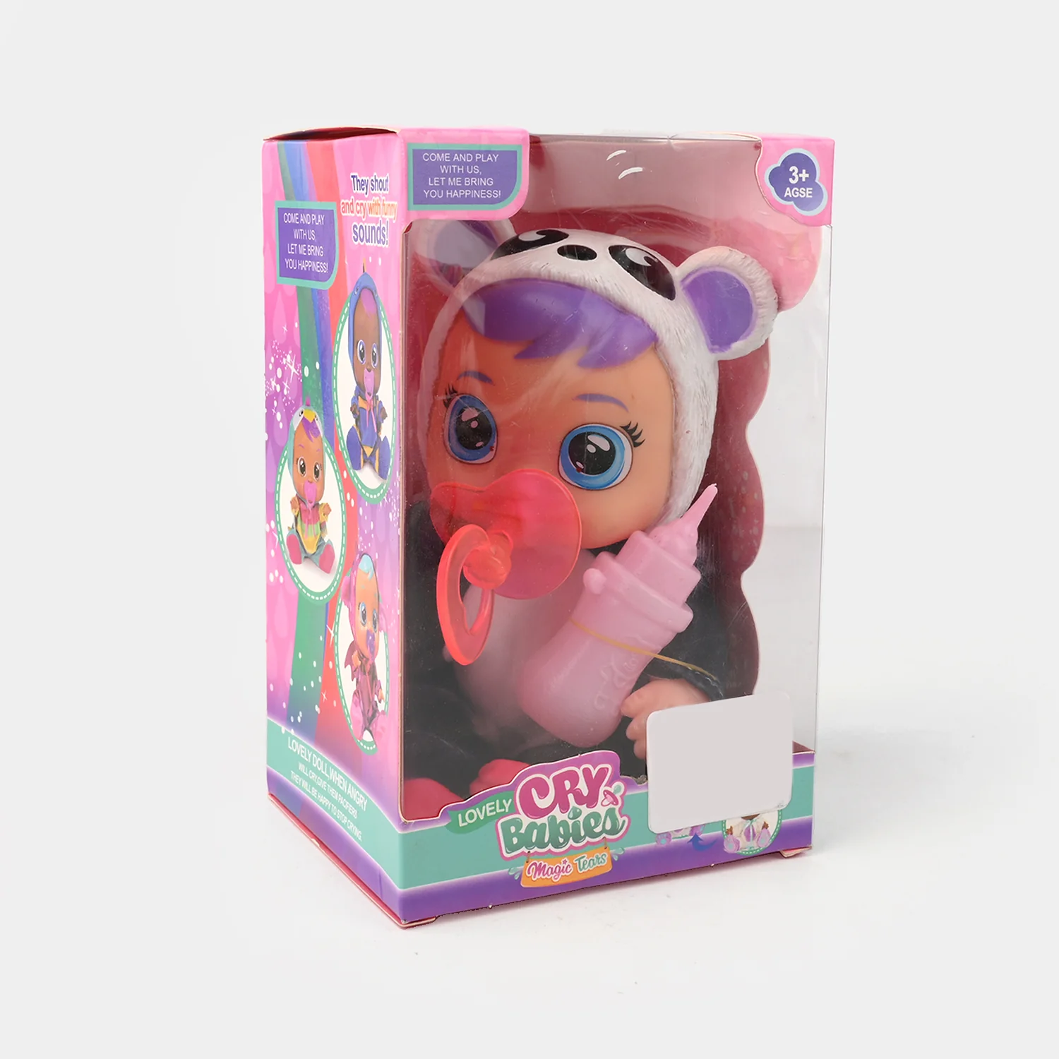 8 Inch Cry Baby Doll Toy - Image 3