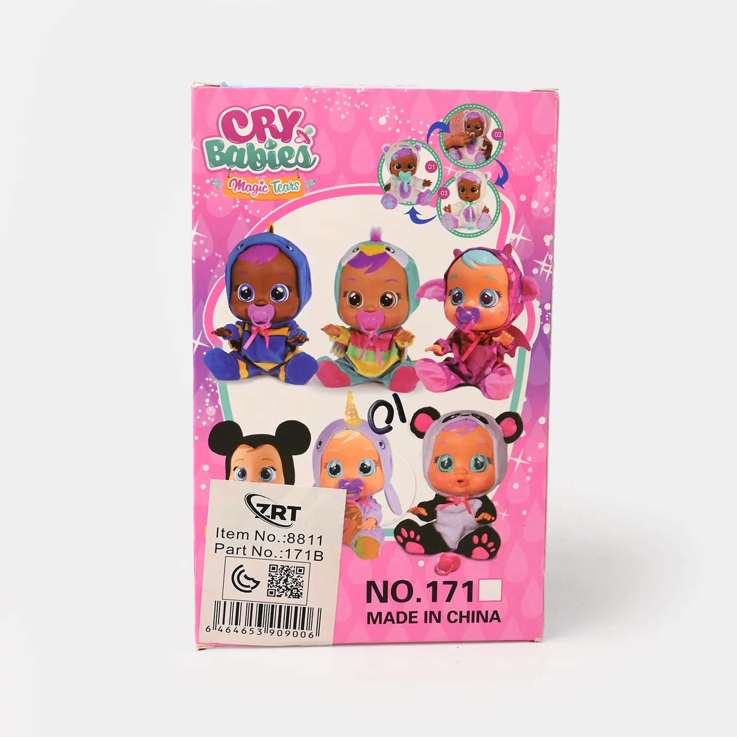 8 Inch Cry Baby Doll Toy - Image 6