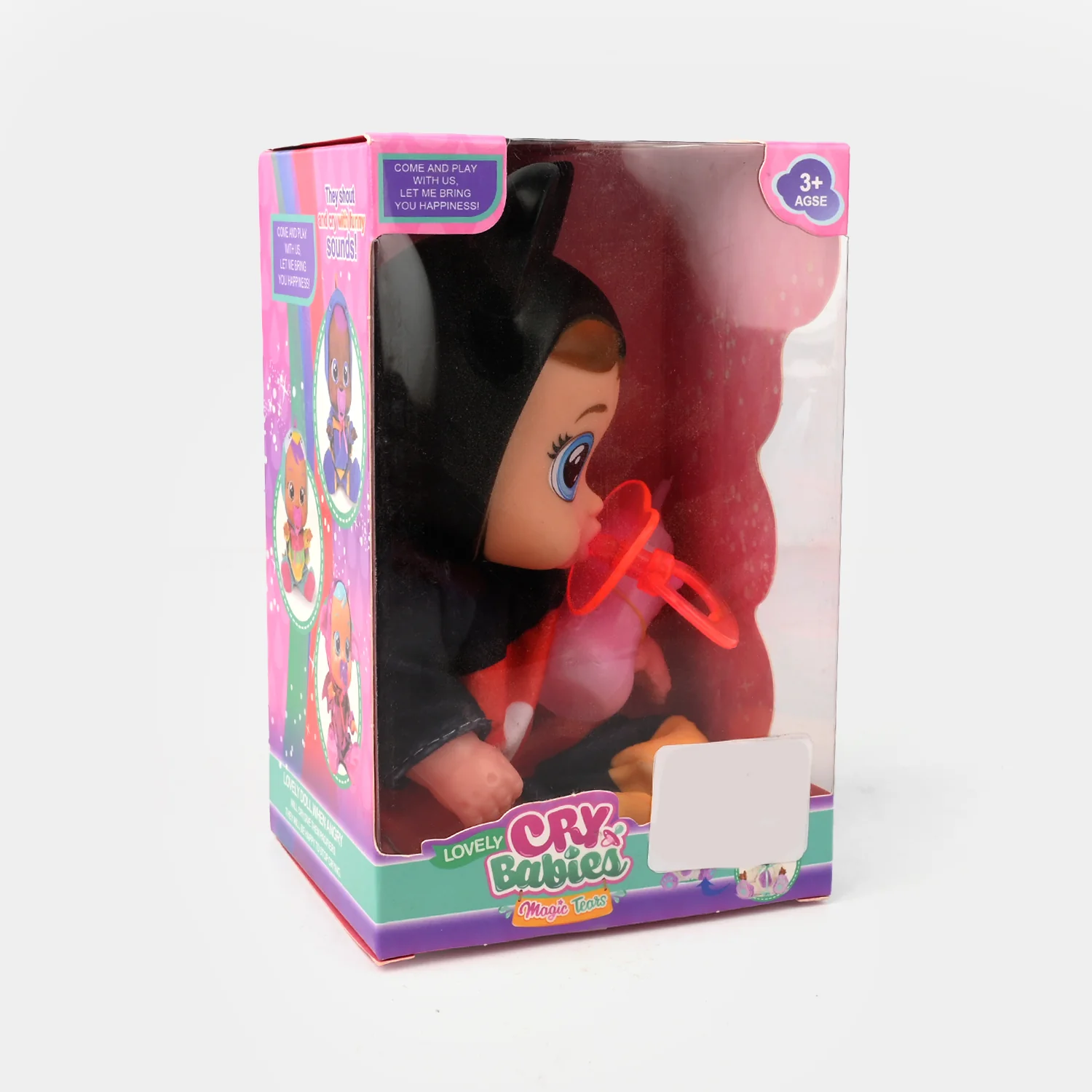 8 Inch Cry Baby Doll Toy - Image 3