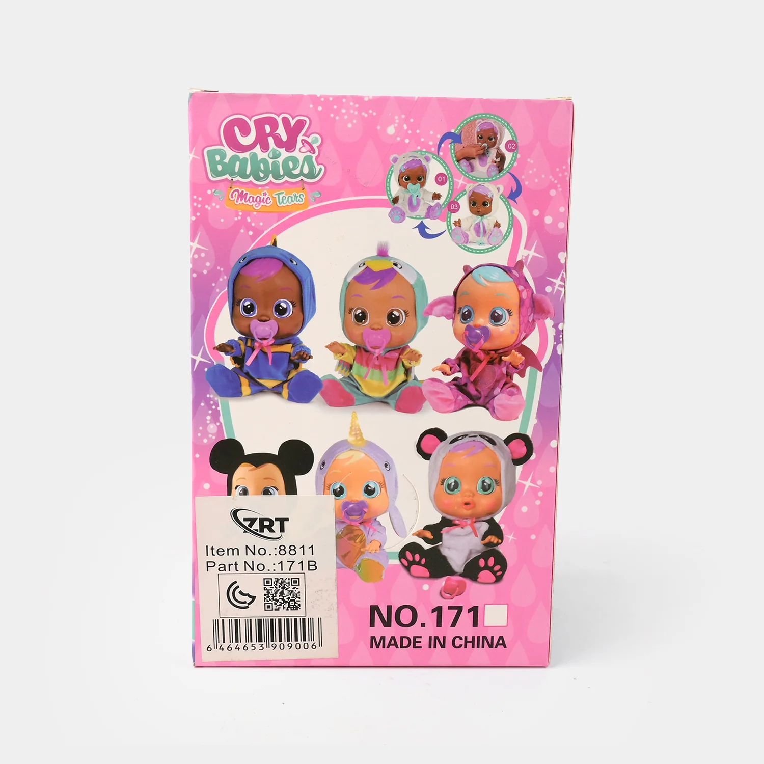 8 Inch Cry Baby Doll Toy - Image 6