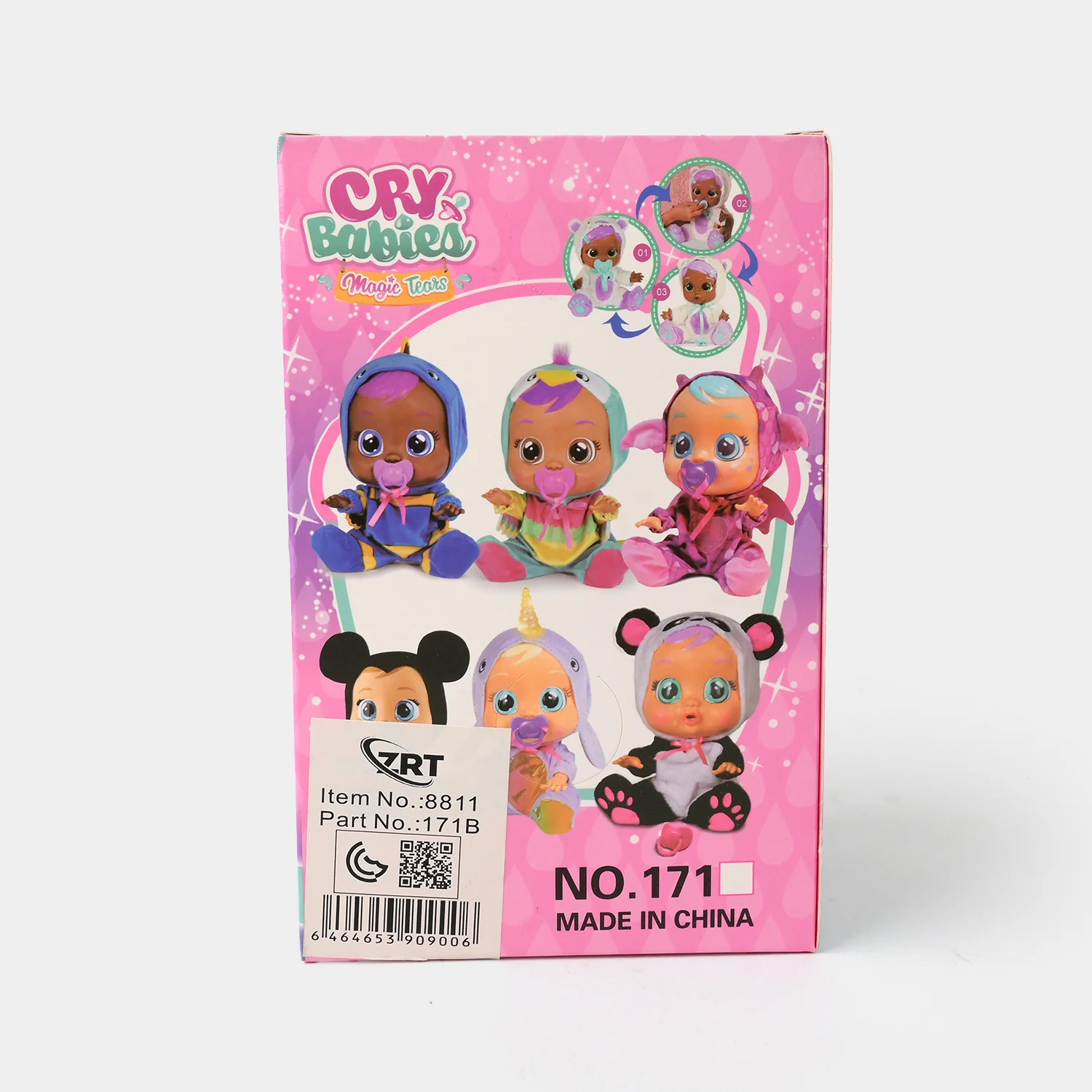 8 Inch Cry Baby Doll Toy - Image 6