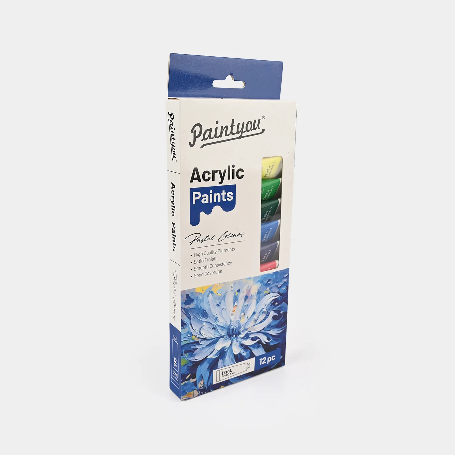 Acrylic Paints – Pastel Colours12Pcs - Image 3