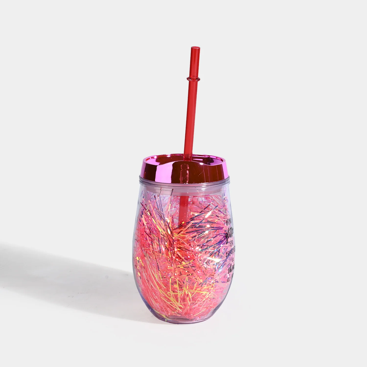 Acrylic Straw Mug/Cup | 300ML - Image 3