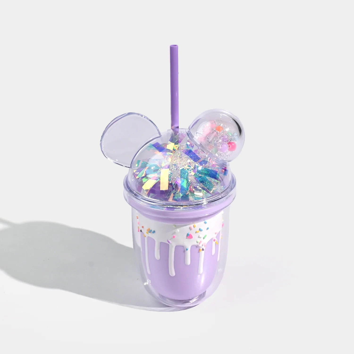 Acrylic Straw Mug/Cup | 350ML