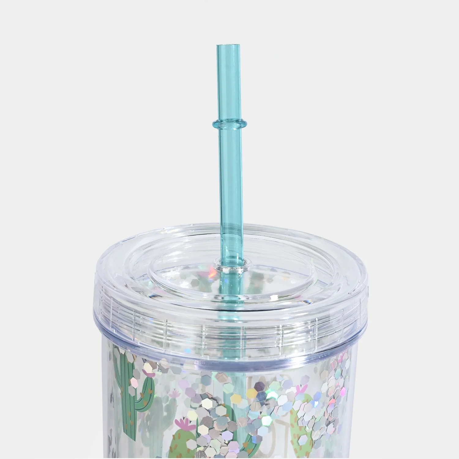 Acrylic Straw Mug/Cup | 400ML - Image 2
