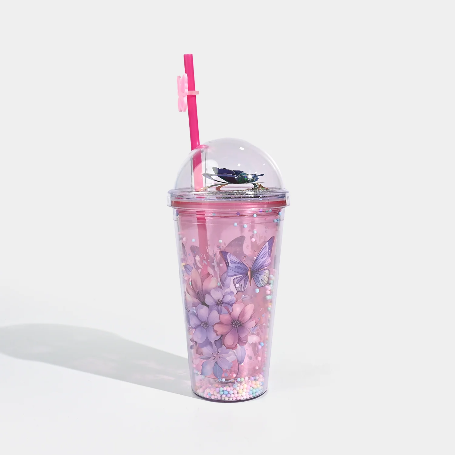 Acrylic Straw Mug/Cup | 450ML - Image 4