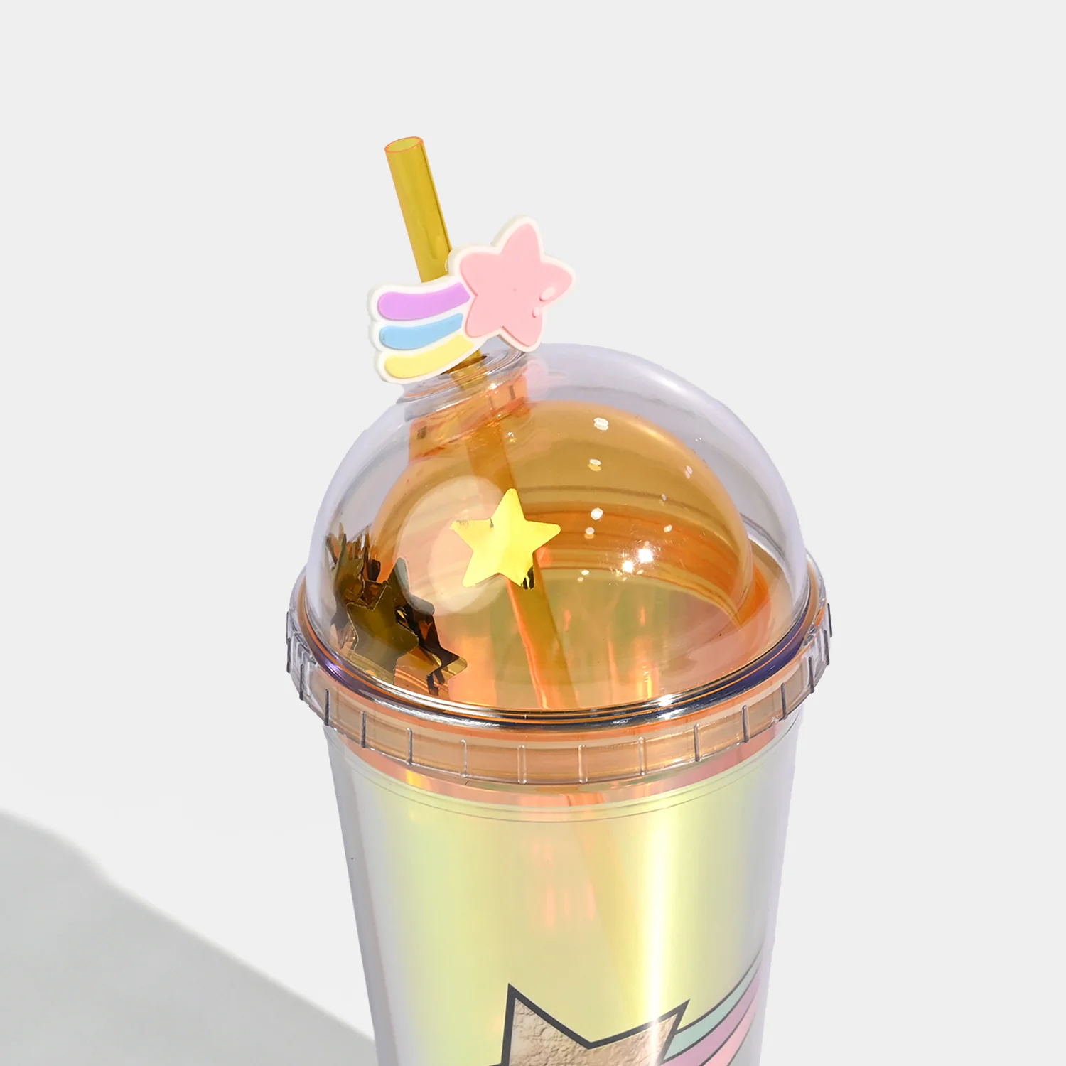 Acrylic Straw Mug/Cup | 450ML - Image 2