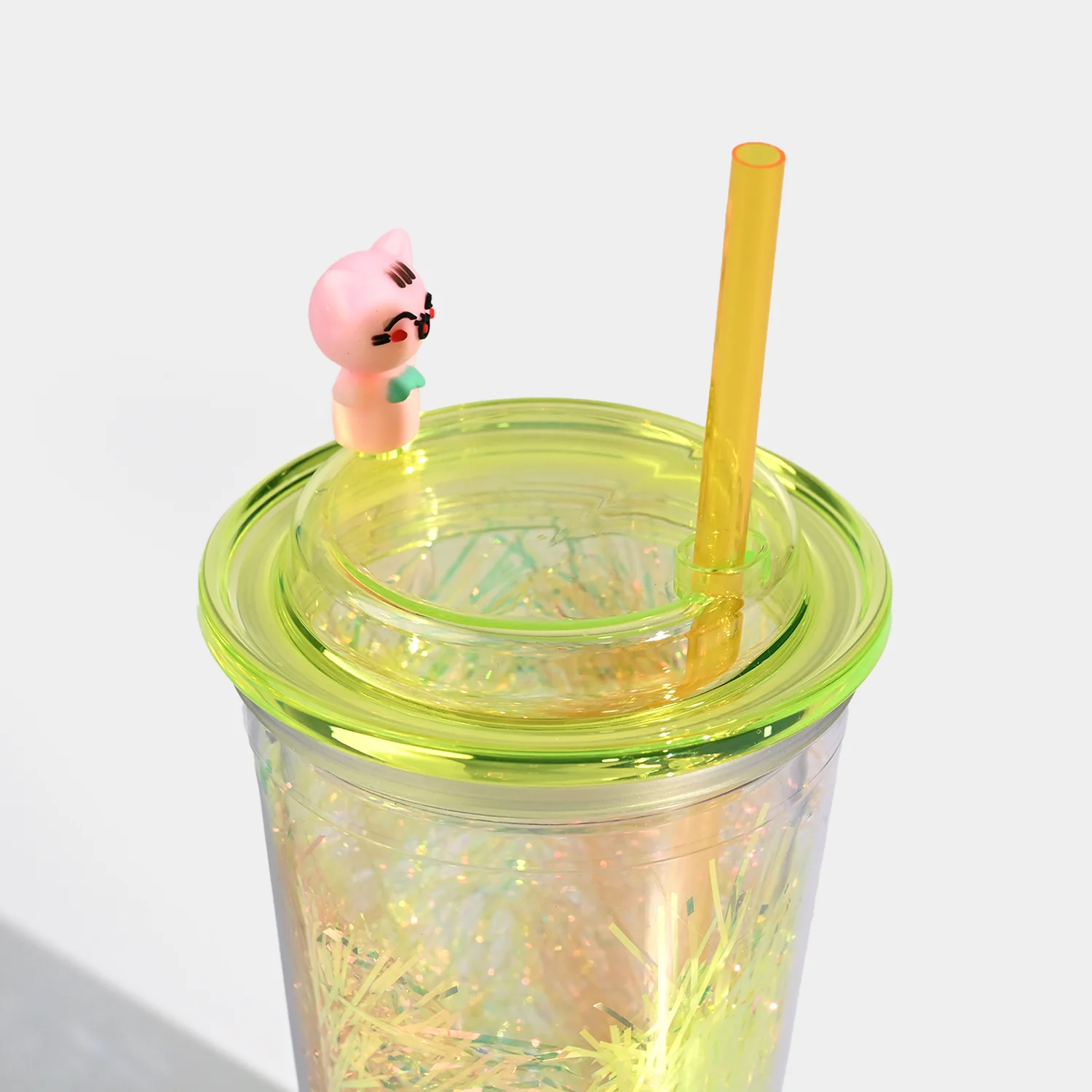 Acrylic Straw Mug/Cup | 450ML - Image 3