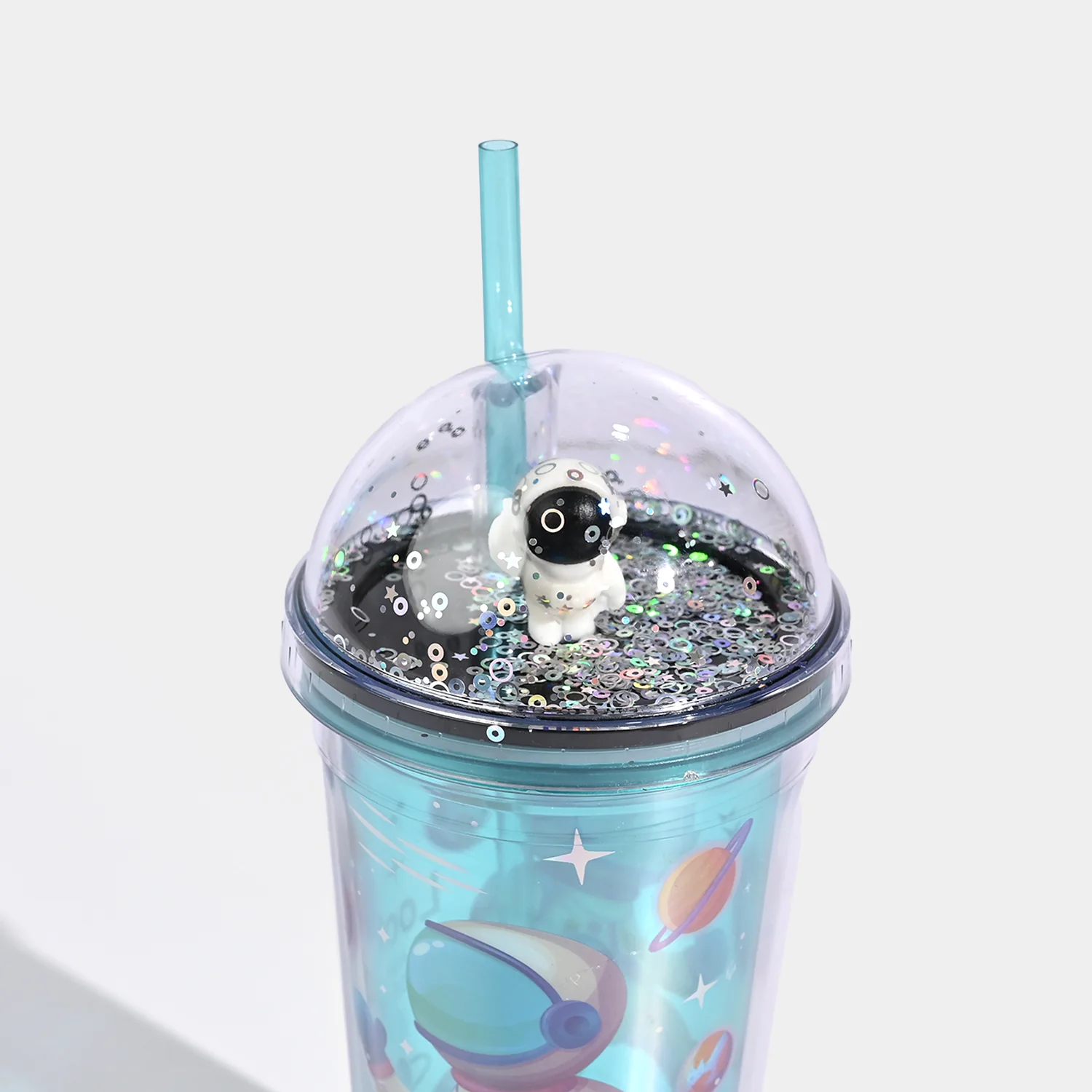 Acrylic Straw Mug/Cup | 450ML - Image 2
