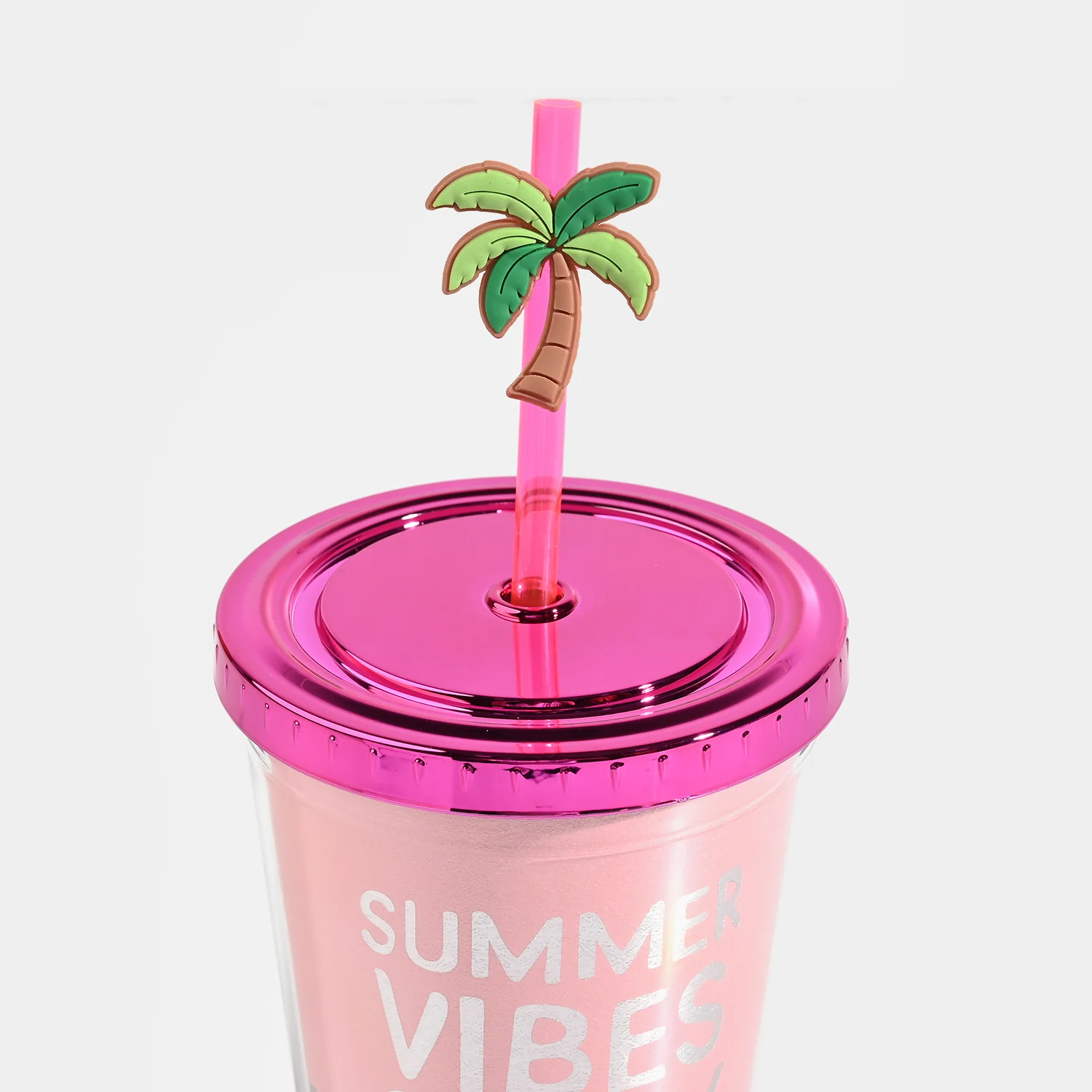 Acrylic Straw Mug/Cup | 450ML - Image 2