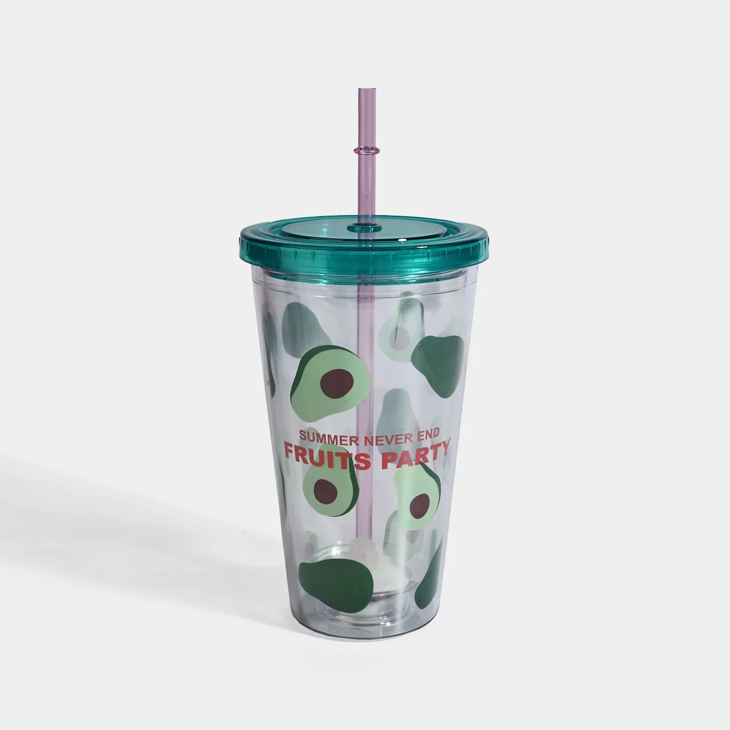 Acrylic Straw Mug/Cup | 450ML - Image 3