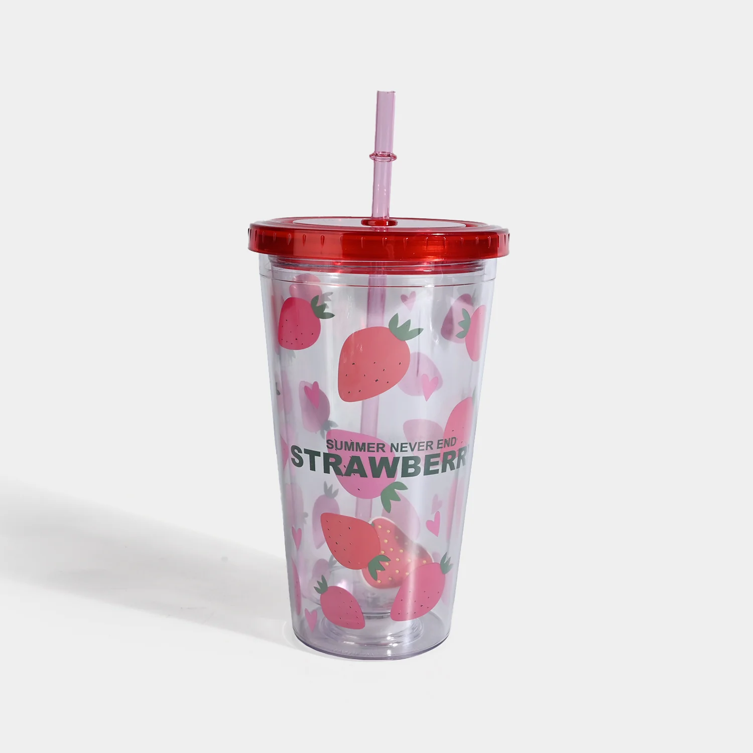 Acrylic Straw Mug/Cup | 450ML - Image 3