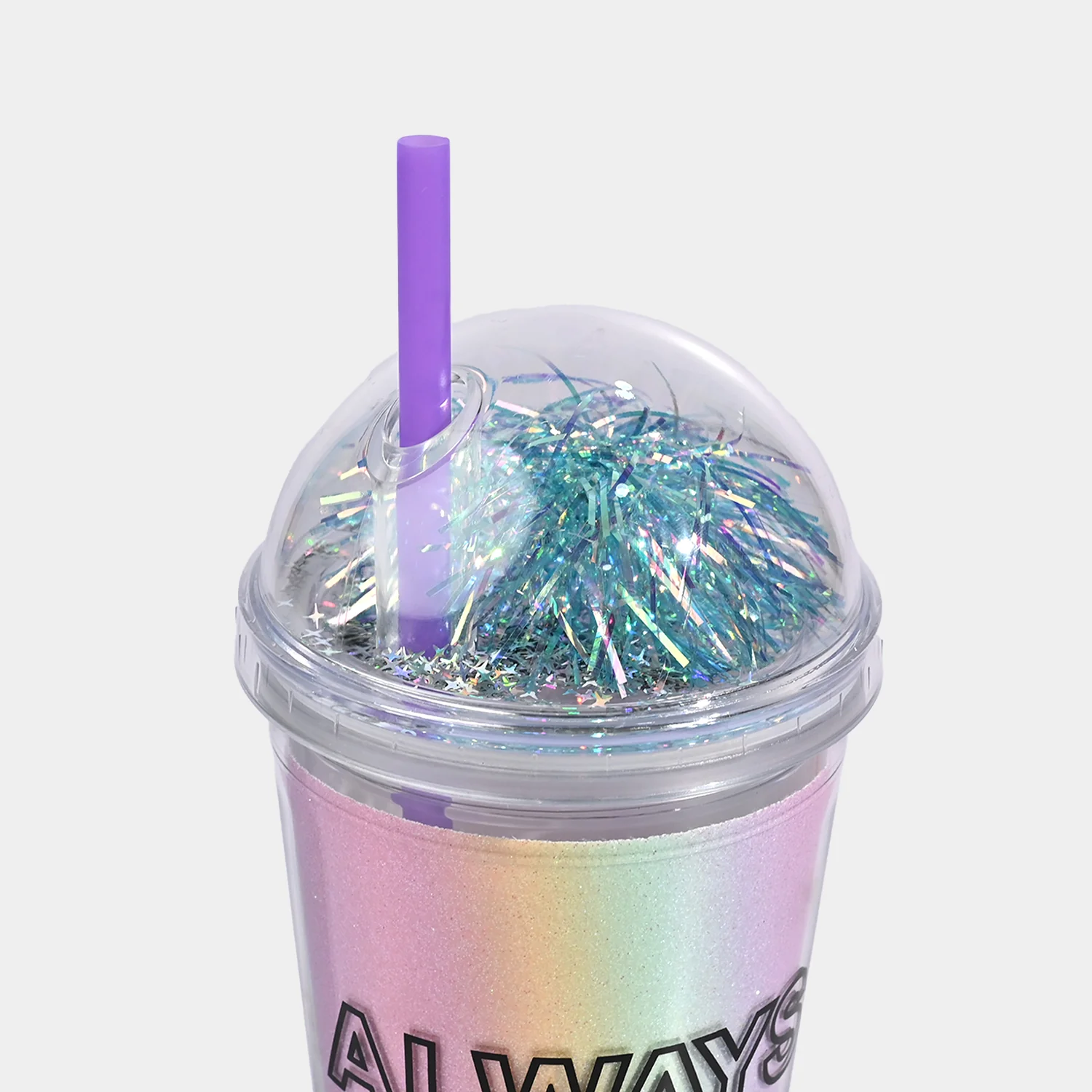 Acrylic Straw Mug/Cup | 450ML - Image 2