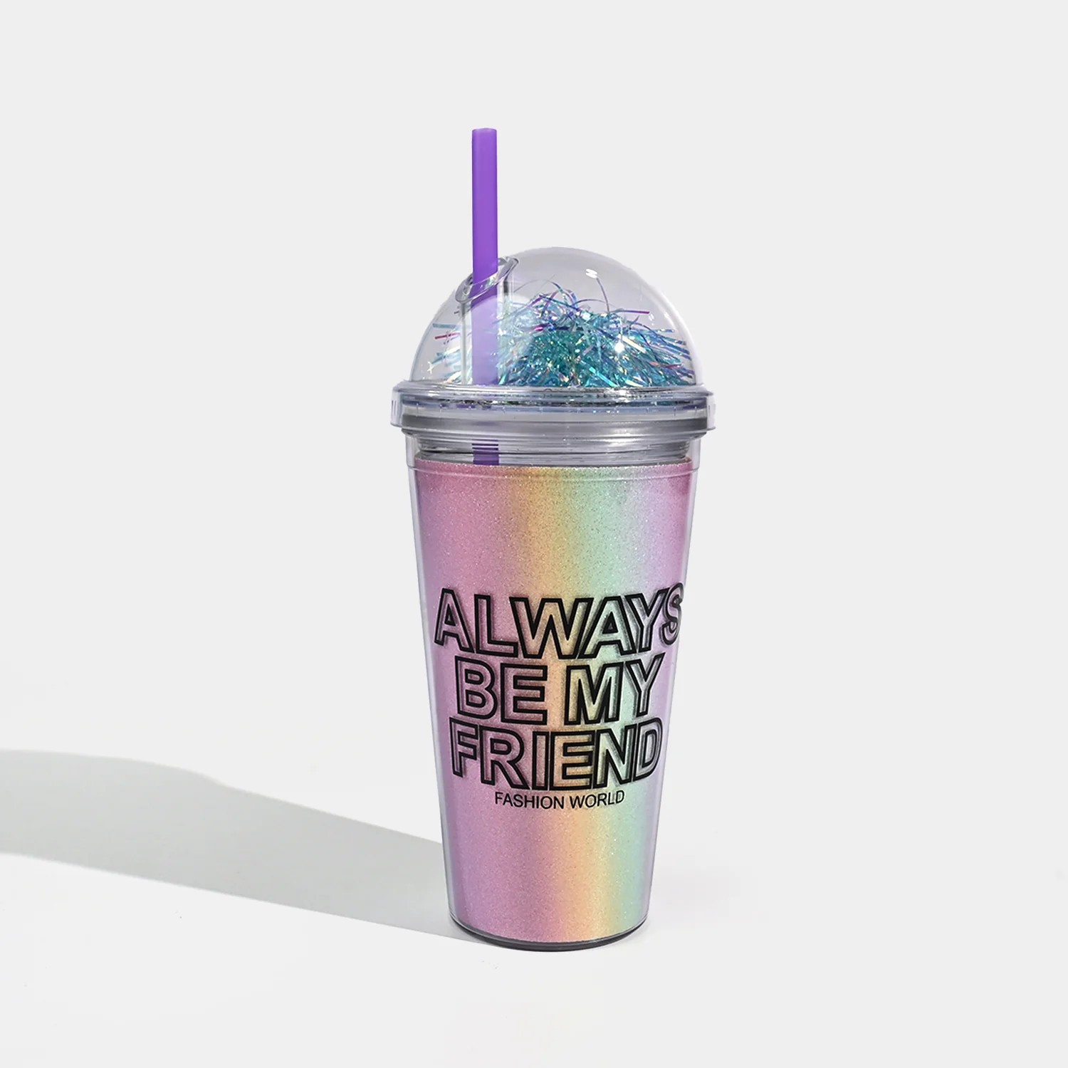 Acrylic Straw Mug/Cup | 450ML - Image 3