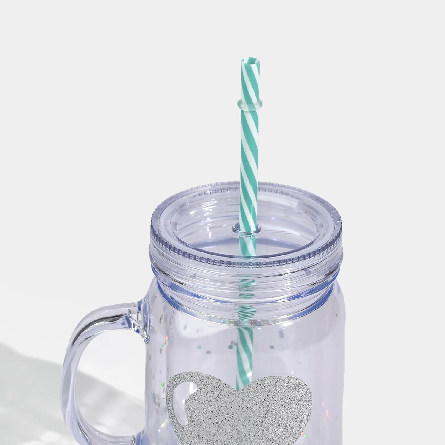 Acrylic Straw Mug/Cup | 550ML - Image 2
