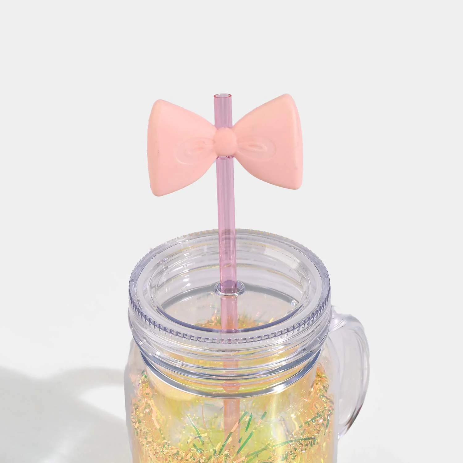 Acrylic Straw Mug/Jar | 550ml - Image 2