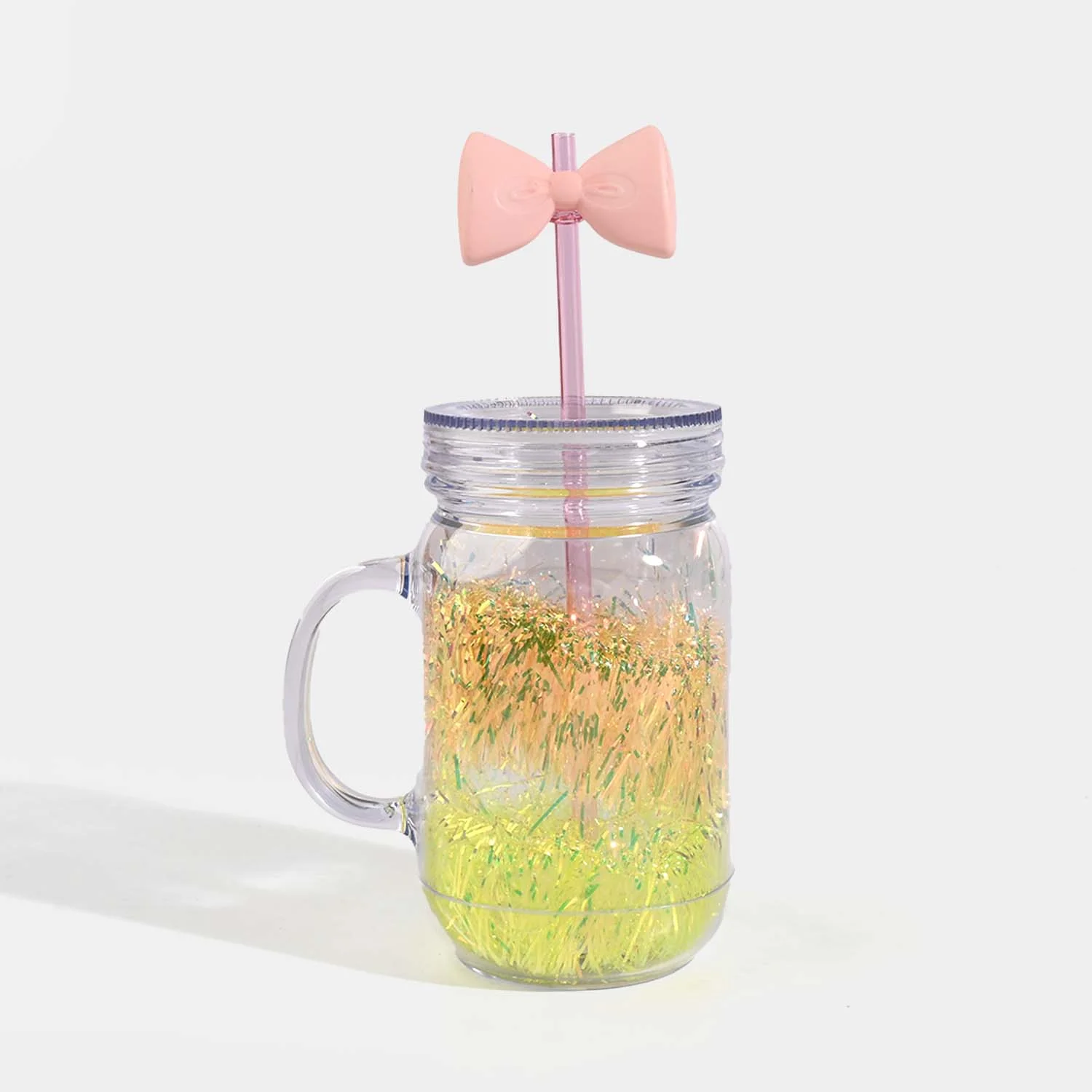 Acrylic Straw Mug/Jar | 550ml - Image 3