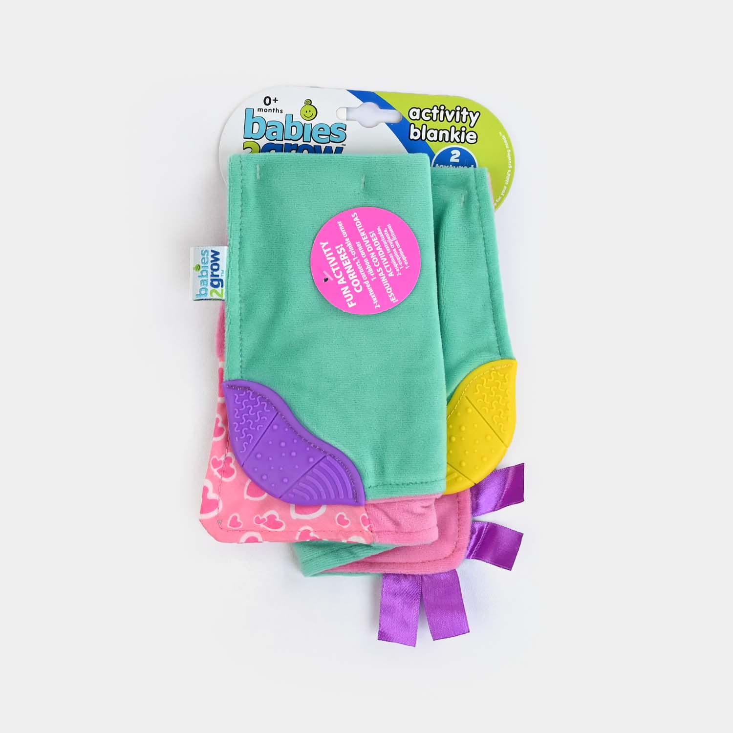 Comforting Activity Blanket - Green/Pink - Image 5
