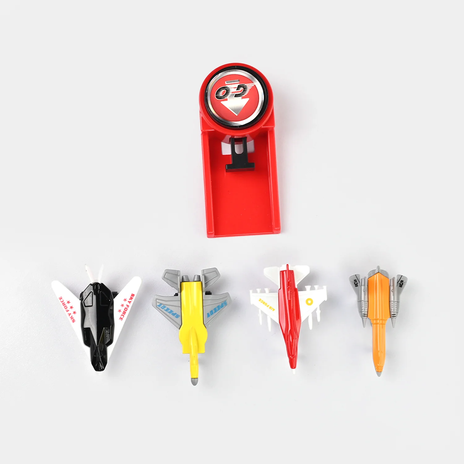 Fighters Launcher Die-Cast Metal Toy Plane Set - Image 2